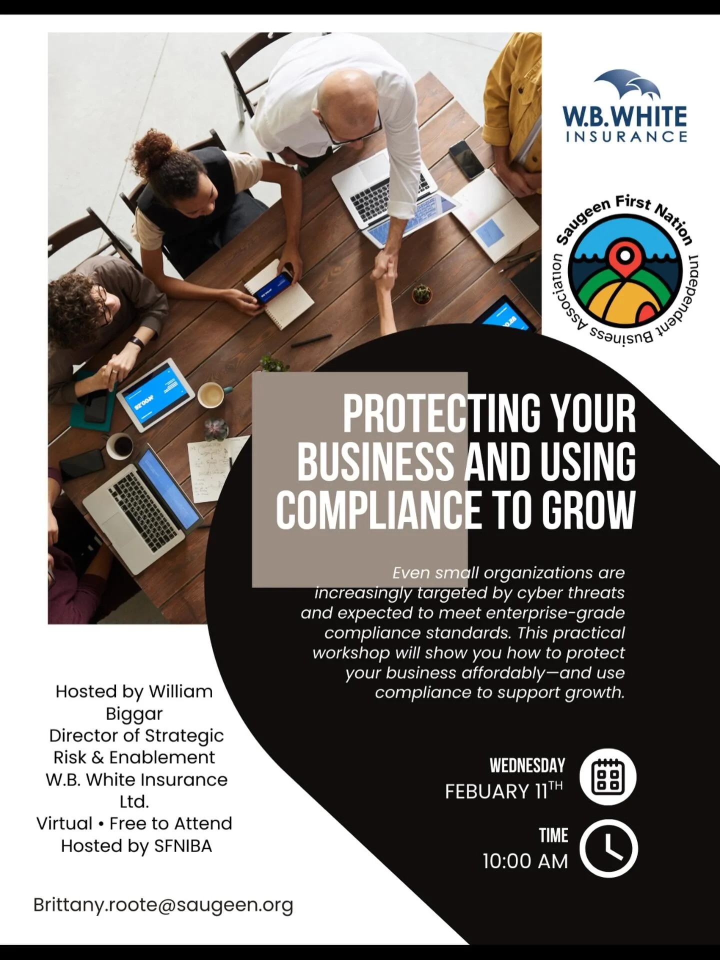 🔐 Protecting Your Business &amp; Using Compliance to Grow
Small organizations are increasingly targeted by cyber threats&mdash;and more often expected to meet enterprise-level compliance standards. Join us for a free virtual workshop that breaks it 