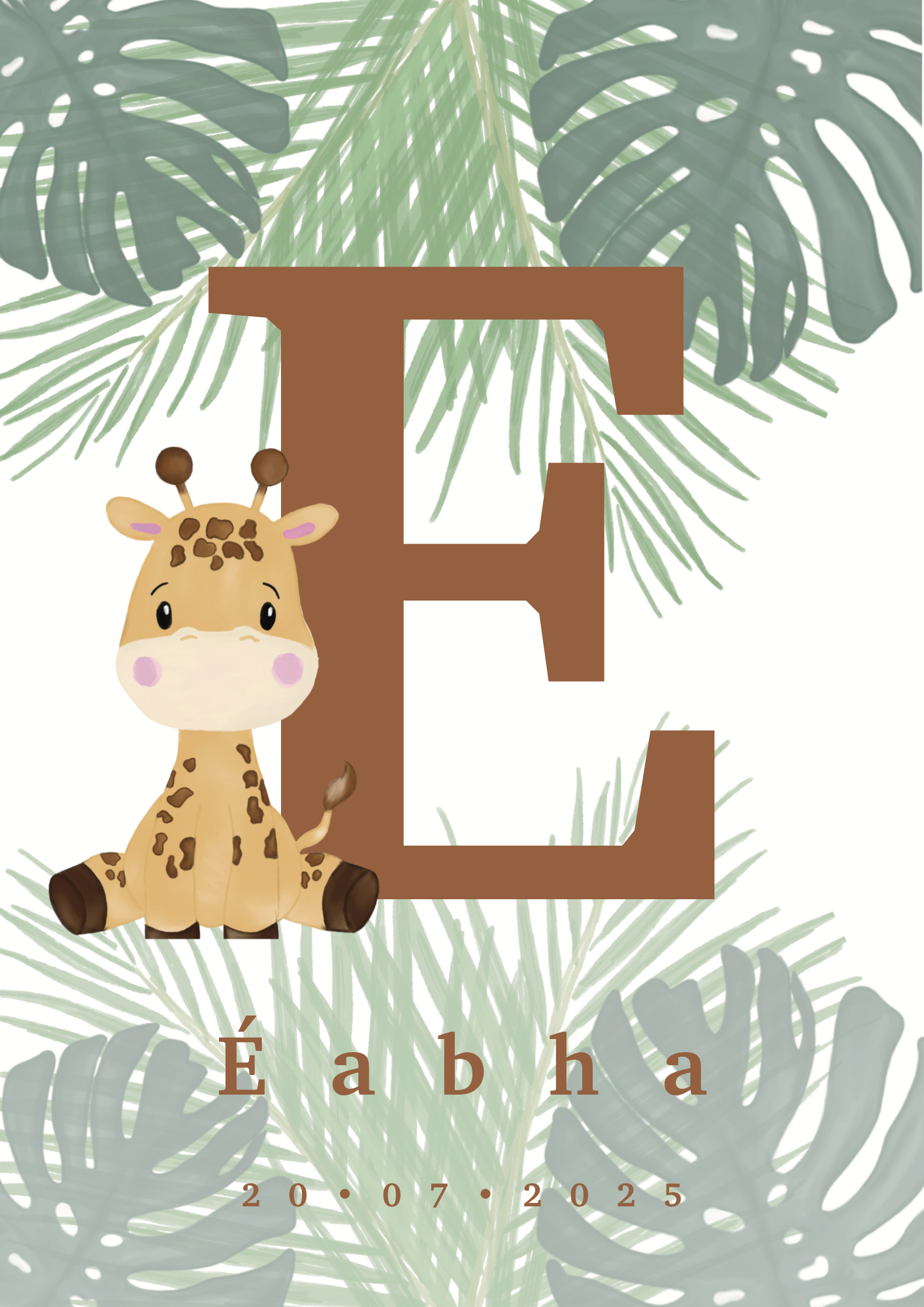 Giraffe Baby Poster.png