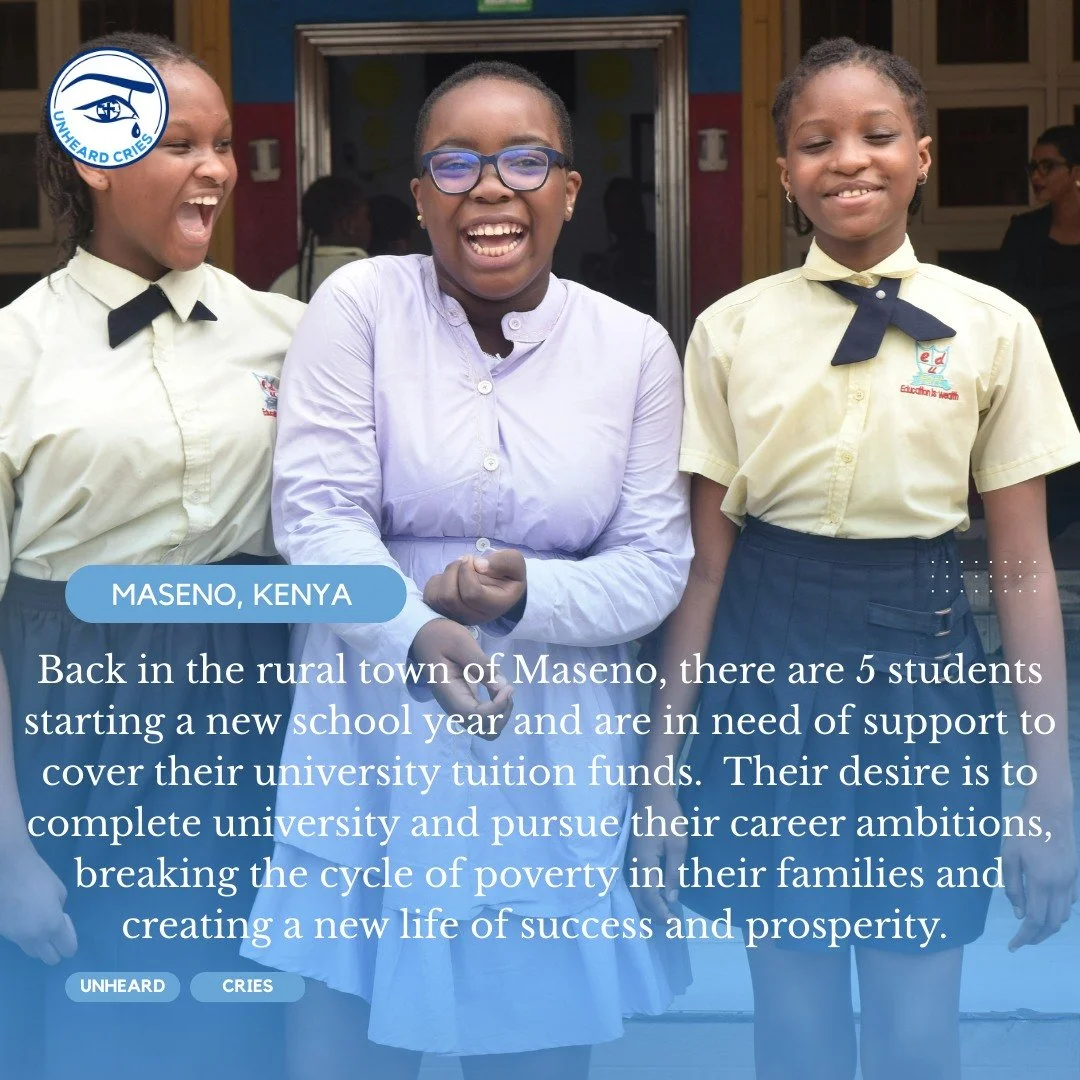 The youth of Maseno are in need of our support! π°πͺ ANY DONATION HELPS! They are aspiring to complete this year of university and continue on to achieve their career aspirations. Let’s help them start this year with hope and optimism for all t