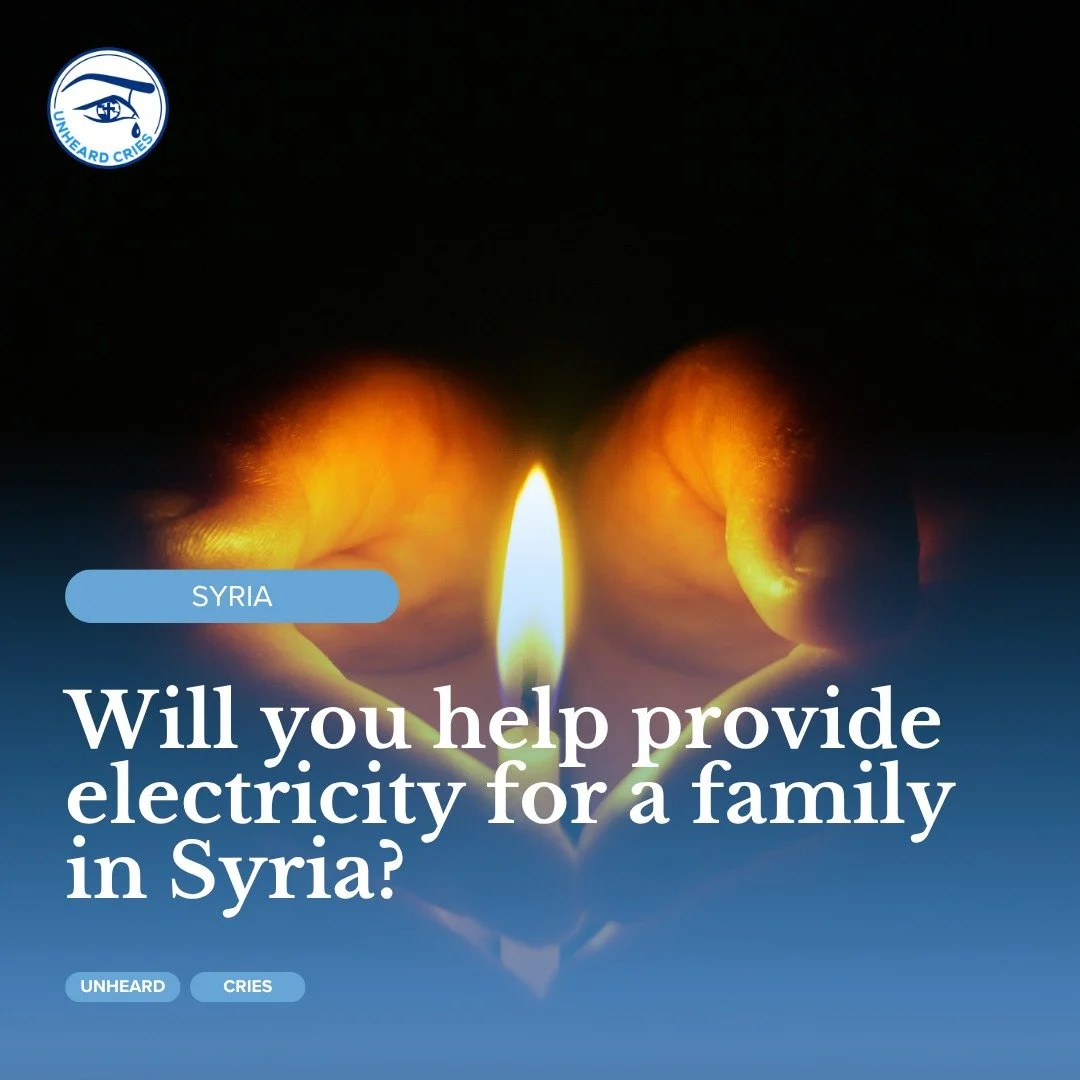 In Syria, a mother and her family are doing everything they can to survive — yet they live without electricity, light, or warmth. With your support and prayers you can help bring comfort and hope to their home!π‘♥οΈ 
#unheardcries #volun
