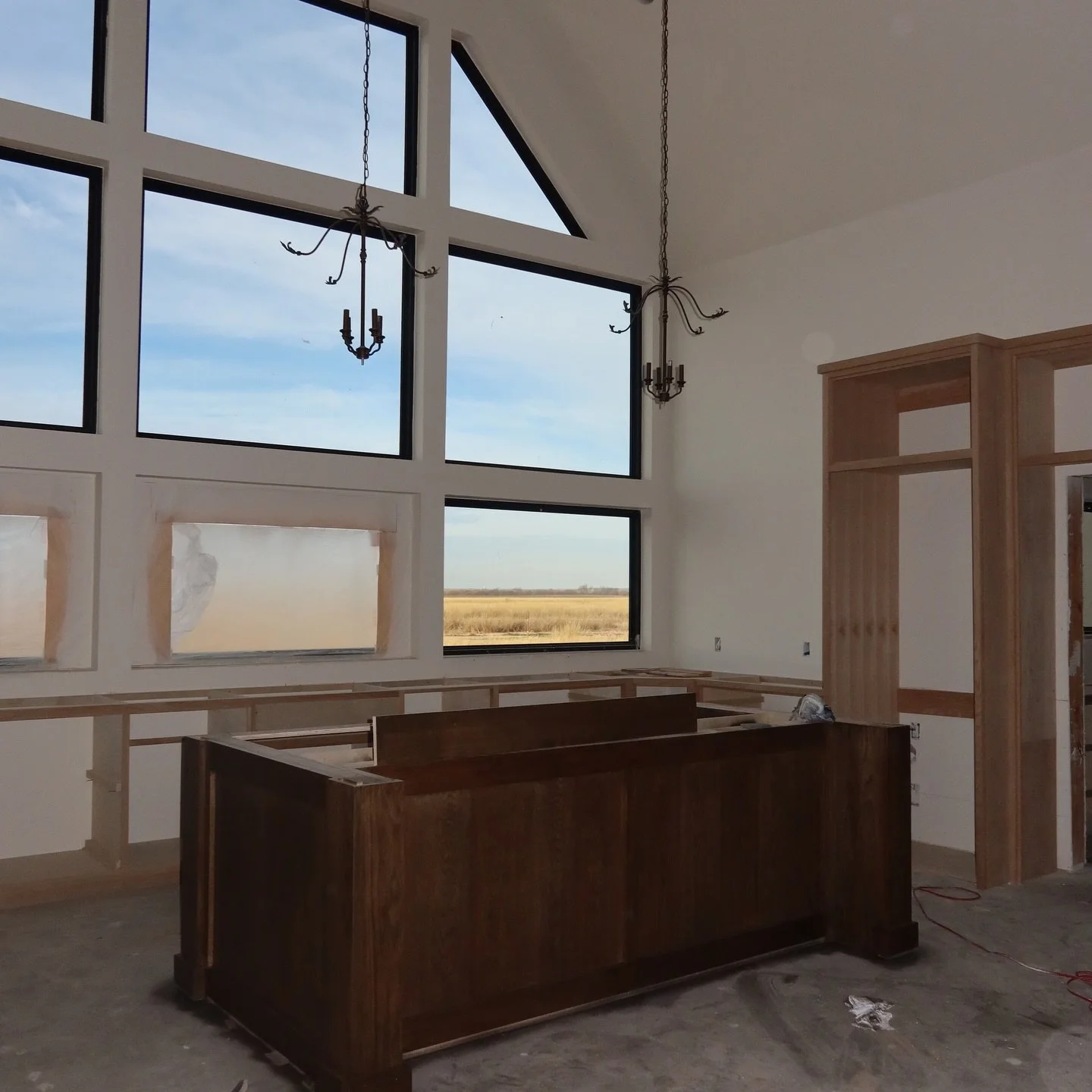 Just quietly obsessing over every single detail at our Hacienda escape project. Just a couple of pictures for your feed of the progress that we are having over there! Cabinets are being built on site stain is being done. Lights are being installed an