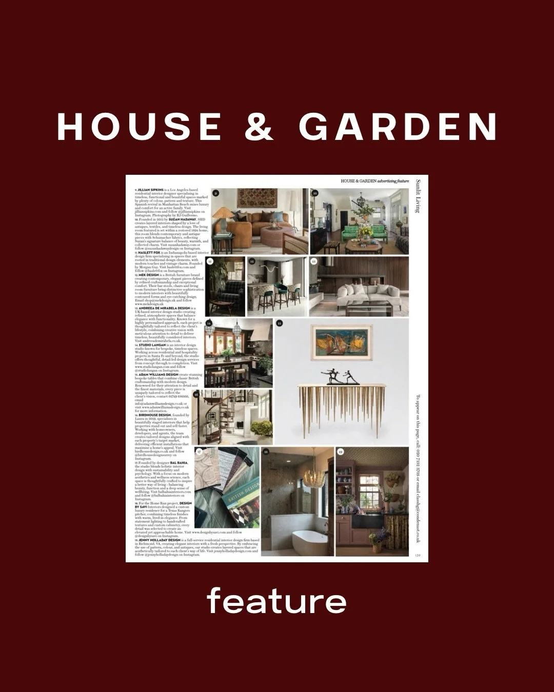 A pinch-me moment for Design by Savi. 🤍

Seeing our Home Run Project featured in House &amp; Garden is something I could have only dreamed about when I first started this business. 🥹

What began as a passion for creating homes that feel personal, i
