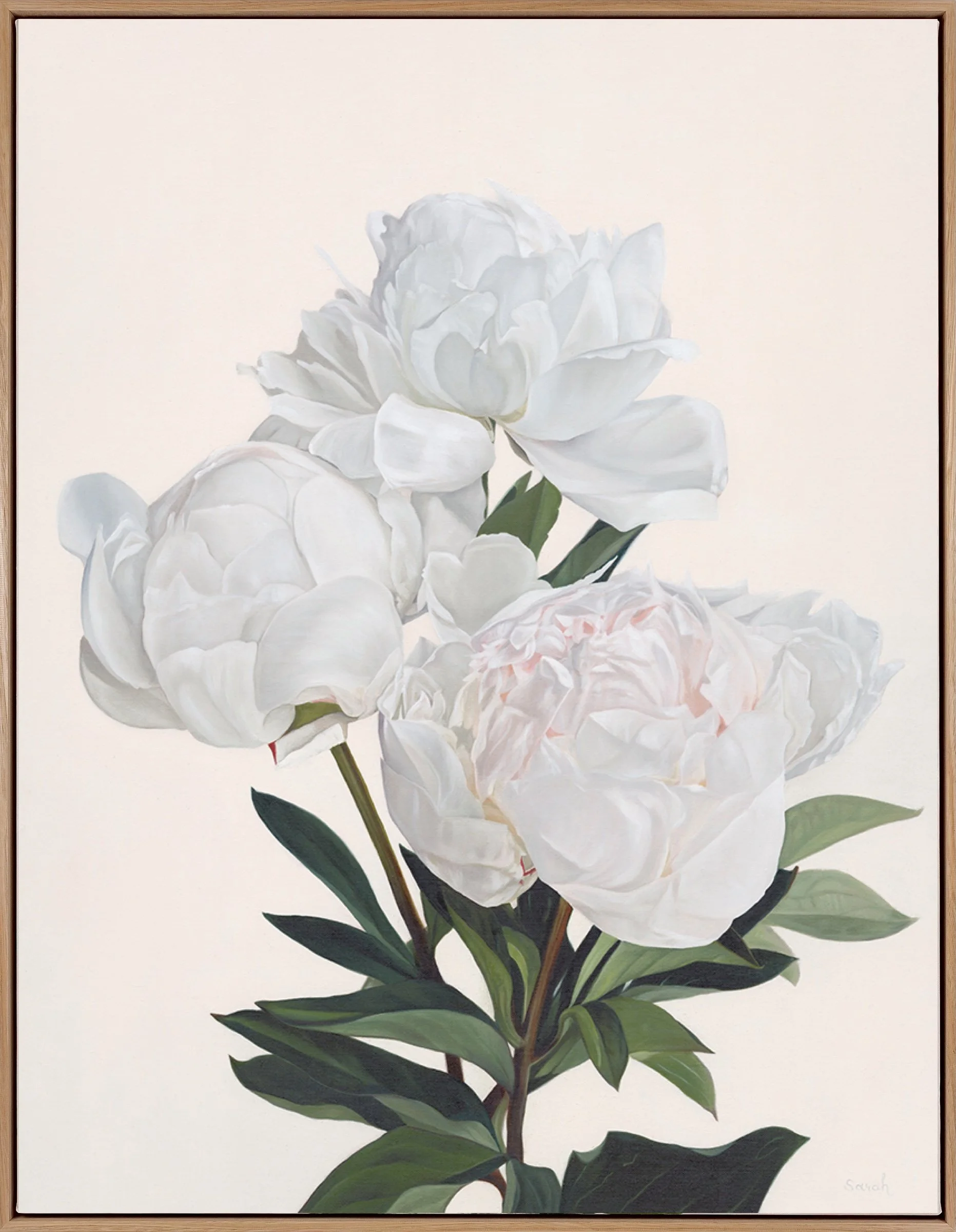 I Am The House, 2025, oil on linen, 71x91.5cm, framed in Tasmanian Oak