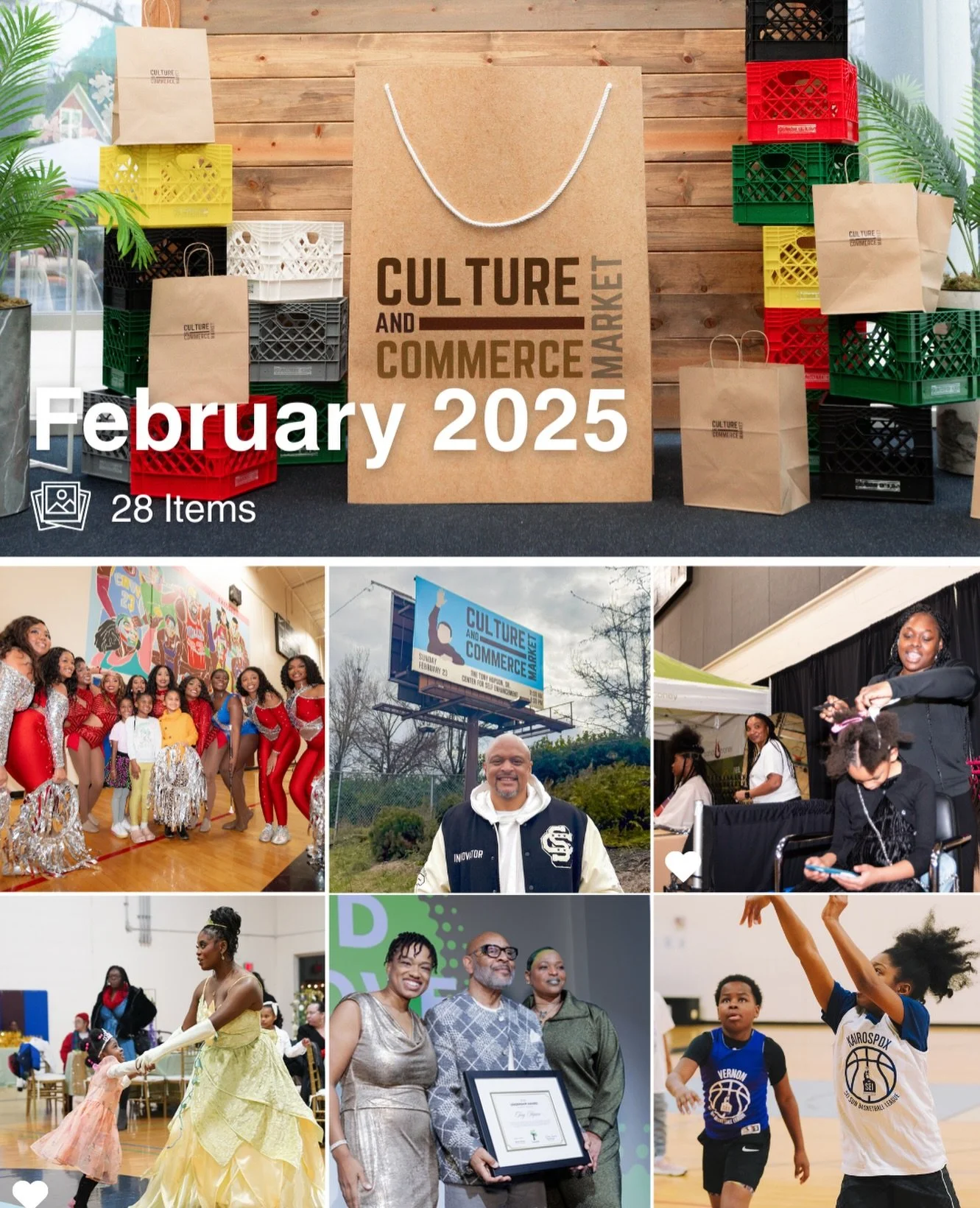 ✨ 12 Days of Impact ✨

A look back at February, a month packed with firsts, celebrations, and community love!

🪧 Our first-ever billboard went up to spotlight Culture &amp; Commerce Market
🏆 Mr. Hopson was honored at the @kairospdx Spread the Love 