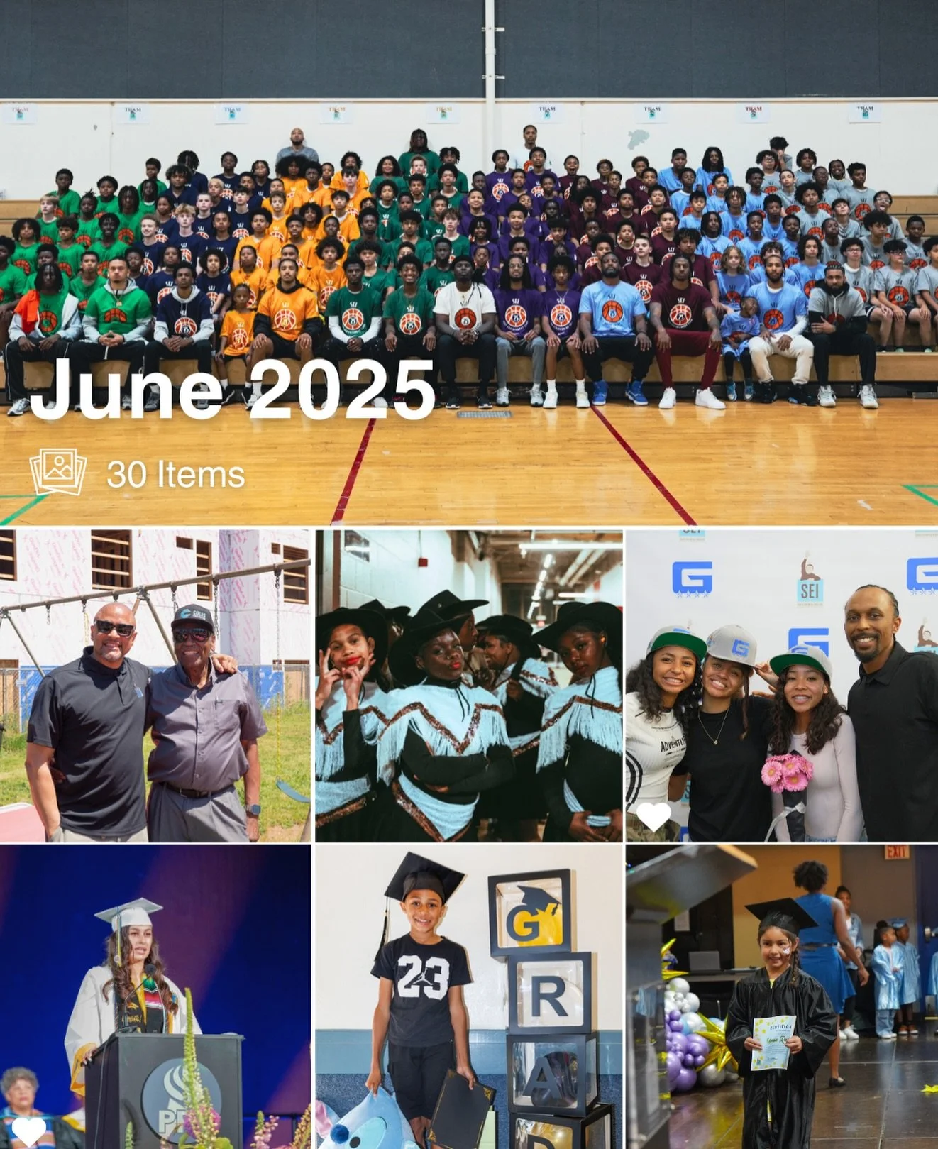 ✨ 12 Days of Impact ✨

Halfway through the year!☀️

June was one of our busiest months yet. We kicked things off with a summer barbecue at the Luther Strong Jr. and Dr. Jackie Strong Empowerment Village and showed up for so many milestones, from Shoo