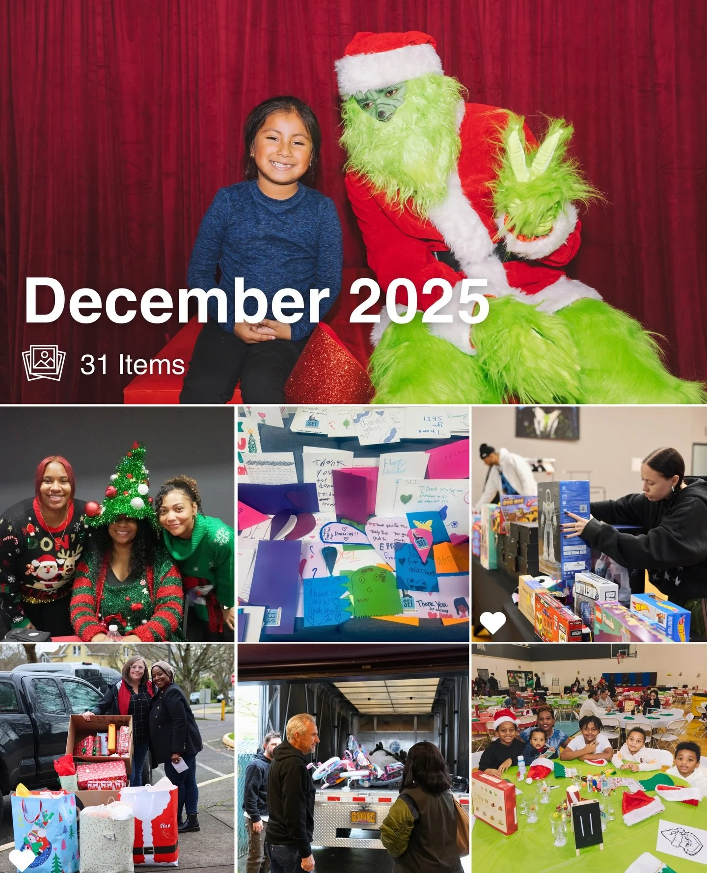 ✨ 12 Days of Impact ✨

December marks the close of a powerful year.💫

Thanks to our incredible community, we ended the year surrounded by generosity, providing toys, meals, and meaningful support for students and families.🫂

2025 reminded us that c