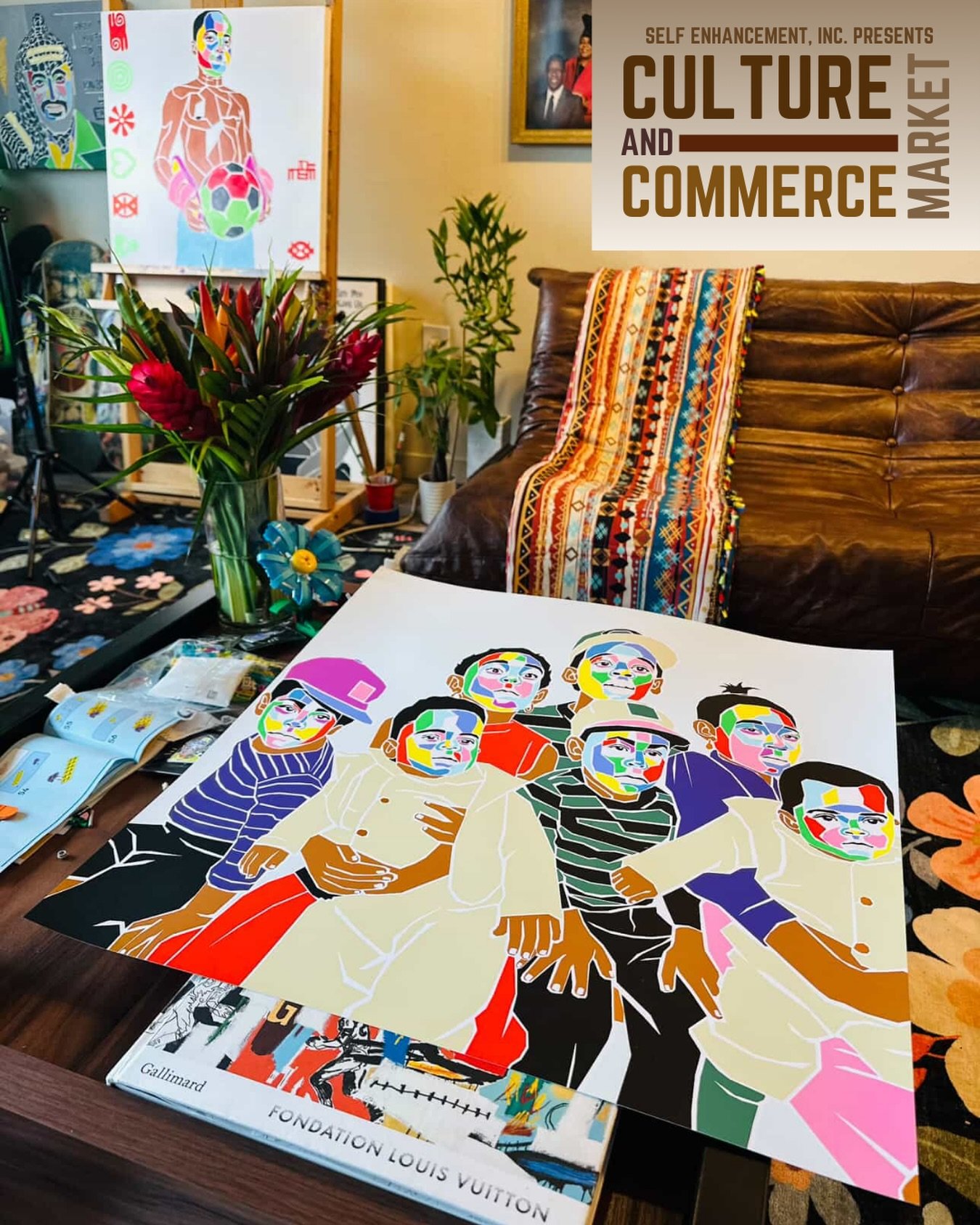 SEI alum Tristan Irving @artbytk is raffling off a print of his original piece titled, &ldquo;We Are Each Others Backyard.&rdquo; This powerful piece celebrates connection, care, and the beauty of showing up for one another.🎨🫂 You have the chance t