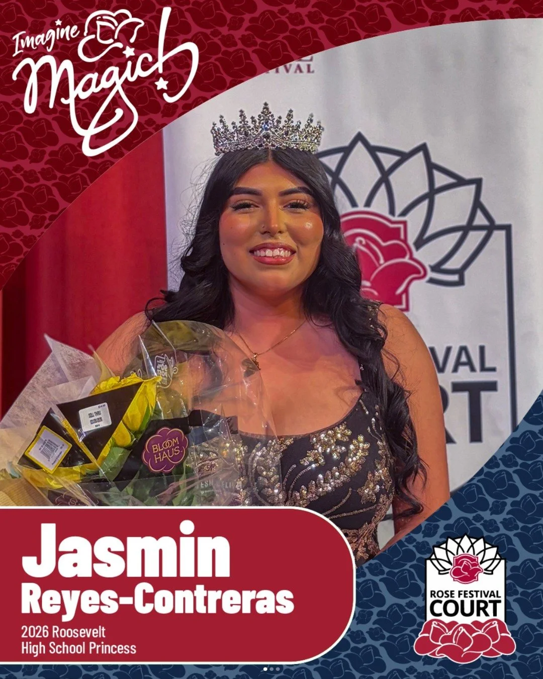 Congratulations to @pdxrosefestival Princess Jasmin Reyes-Contreras from Roosevelt High School! 🌹✨ Your SEI family is so proud of you!

Jasmin is a dedicated student leader whose strength, perseverance, and school spirit continue to inspire those ar