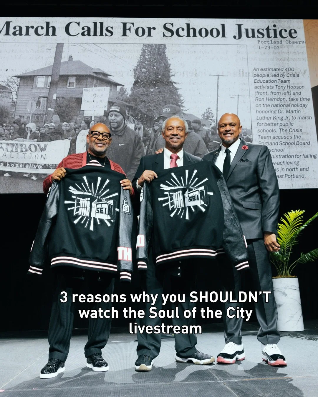 3 reasons why you SHOULDN&rsquo;T watch the Soul of the City livestream&hellip; said no one ever! 😏✨

📺 Tune in to our livestream on YouTube starting at 6:00 PM PST! You&rsquo;ll also be able to click the link in our bio for direct access.

Don&rsq