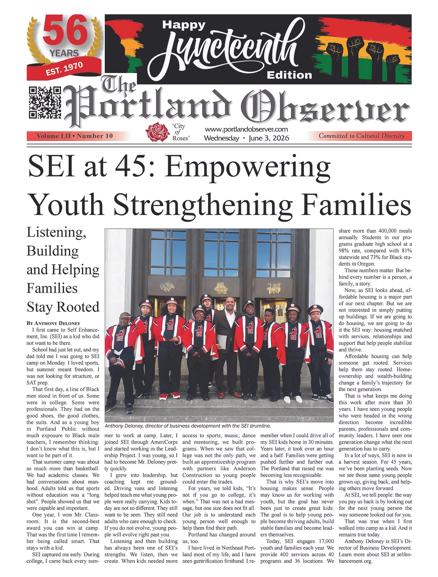 SEI at 45: Empowering Youth Strengthening Families