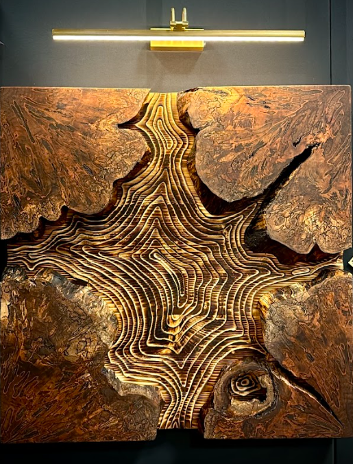 Live Edge Topography Wall Art