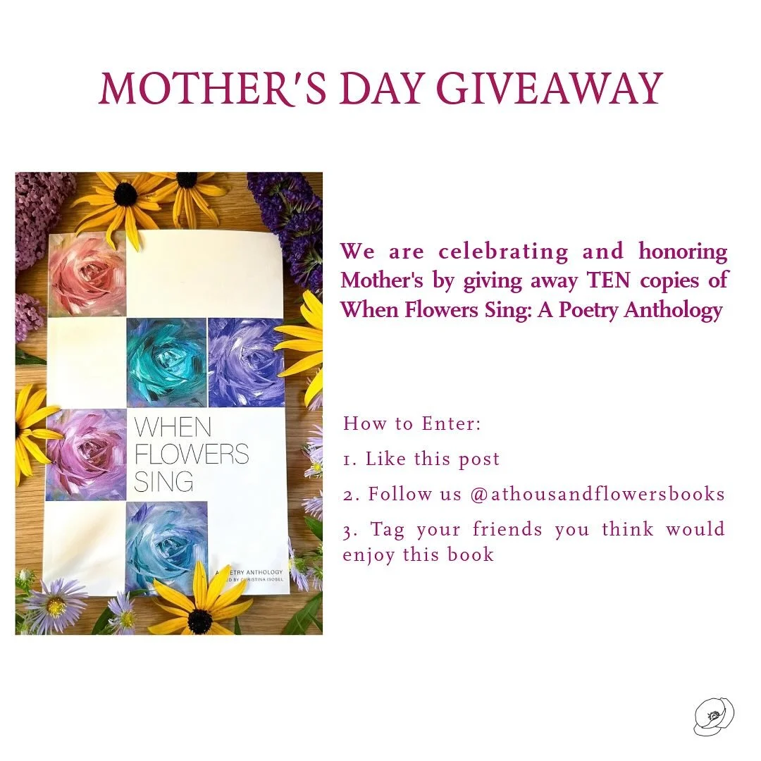 A couple of days left to enter the Mother&rsquo;s Day Giveaway! 

📷: @rilkean1 

The seed of this book is the gift of flowers, a ritual shared across human cultures. This collection of poems embodies the emotion that flowers symbolize. Something the