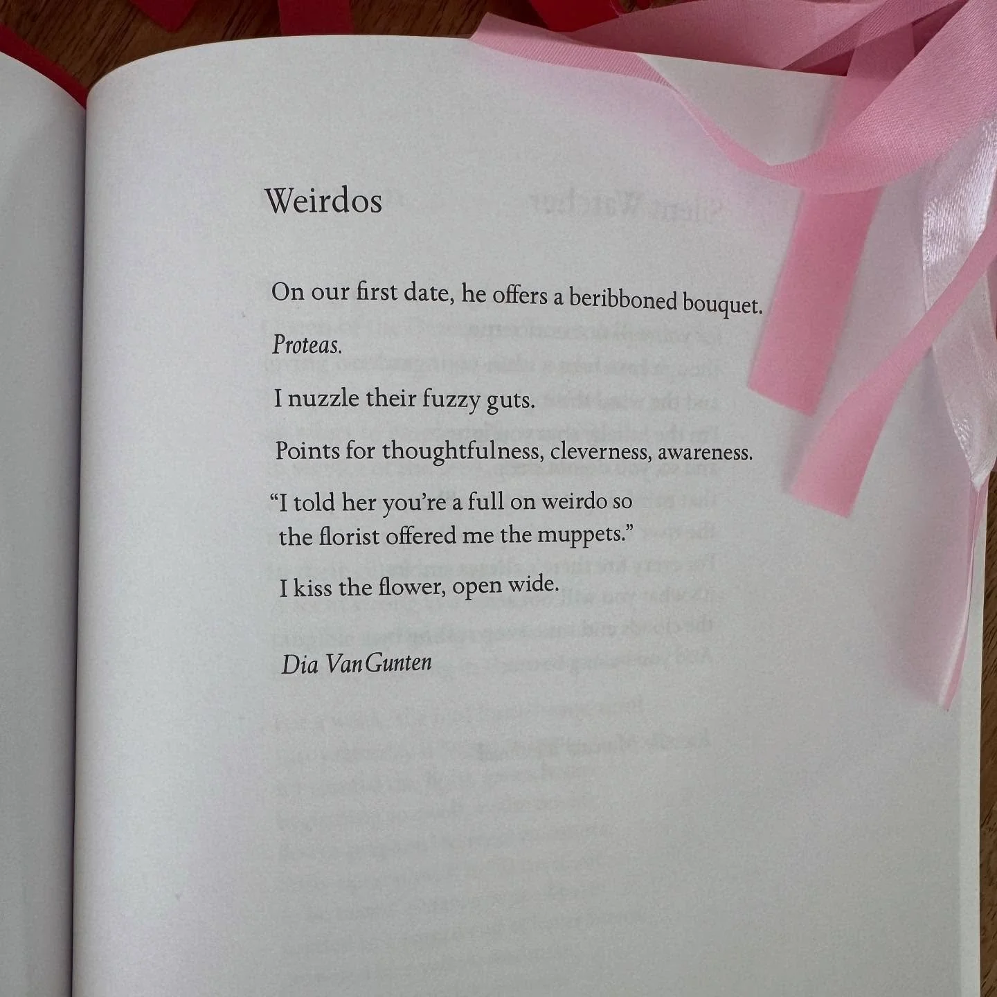 Happy 💗Day. Weirdos, a poem by @pinkzombierose Dia VanGunten from WHEN FLOWERS SING: A Poetry Anthology.

#poetryanthology #whenflowerssing #poetry #flowers #submissions #poetrycommunity #poetrylovers #nature #connection #beauty #love #bookstagram #