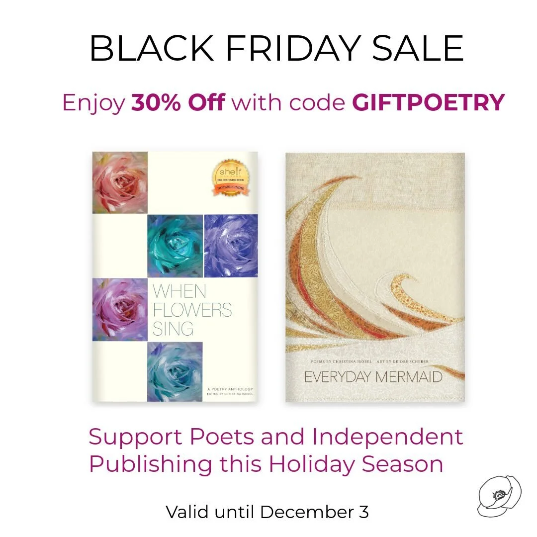 30% OFF our website with code GIFTPOETRY. Link in bio. Code valid until December 3rd. 

Support poets and artists and independent publishing when buying gifts this holiday season. 

#blackfridaysale #30%OFF #supportsmallbusiness #smallbusinesssaturda