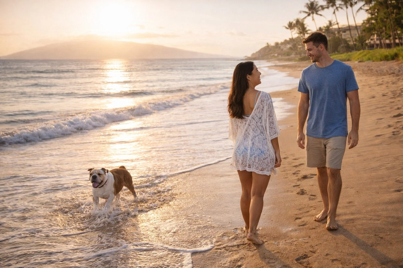 Dog parents, this one&rsquo;s for you 🐾. Your first date doesn&rsquo;t have to be fancy or expensive.
Sometimes it&rsquo;s as simple as a walk on the beach, good conversation, and your fur baby leading the way.
Invite the cute guy. Bring the dog. Le