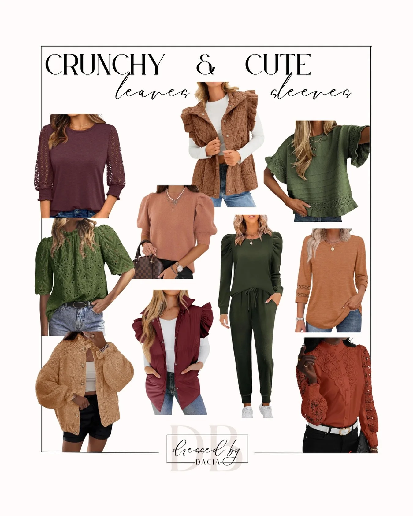 Who doesn&rsquo;t love a little sleeve detail? 🧡