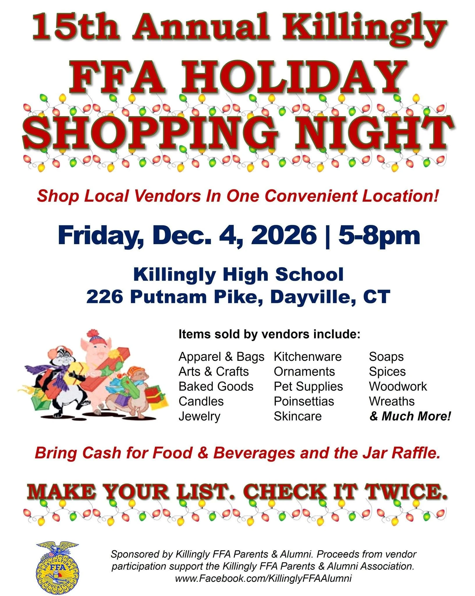 Killingly Holiday Shopping Night