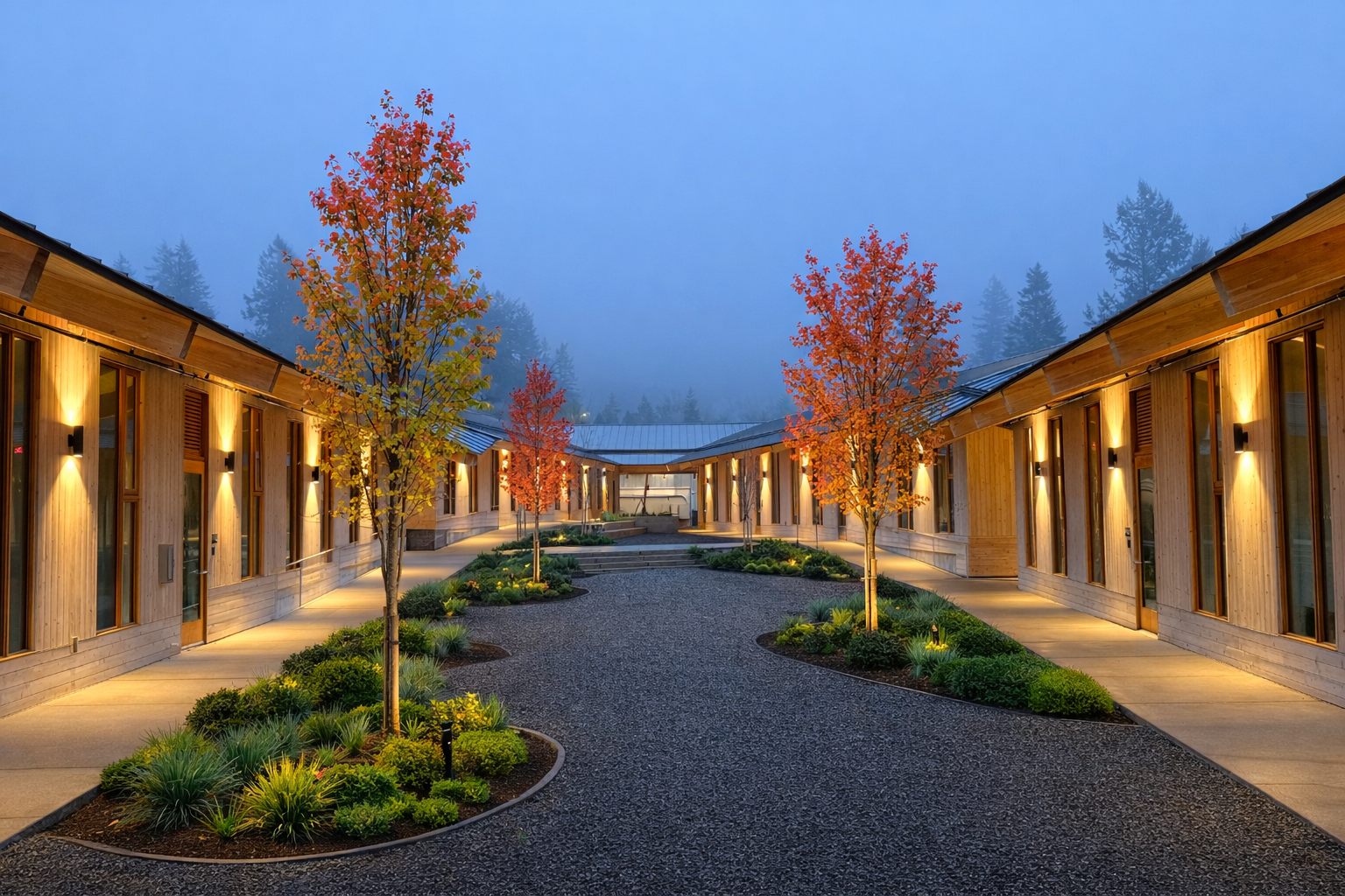  Designed with sustainability and safety in mind, the new buildings will include generous windows to connect students with the landscape, covered breezeways for outdoor circulation, and multiple exit routes for convenience. The project aims to improv