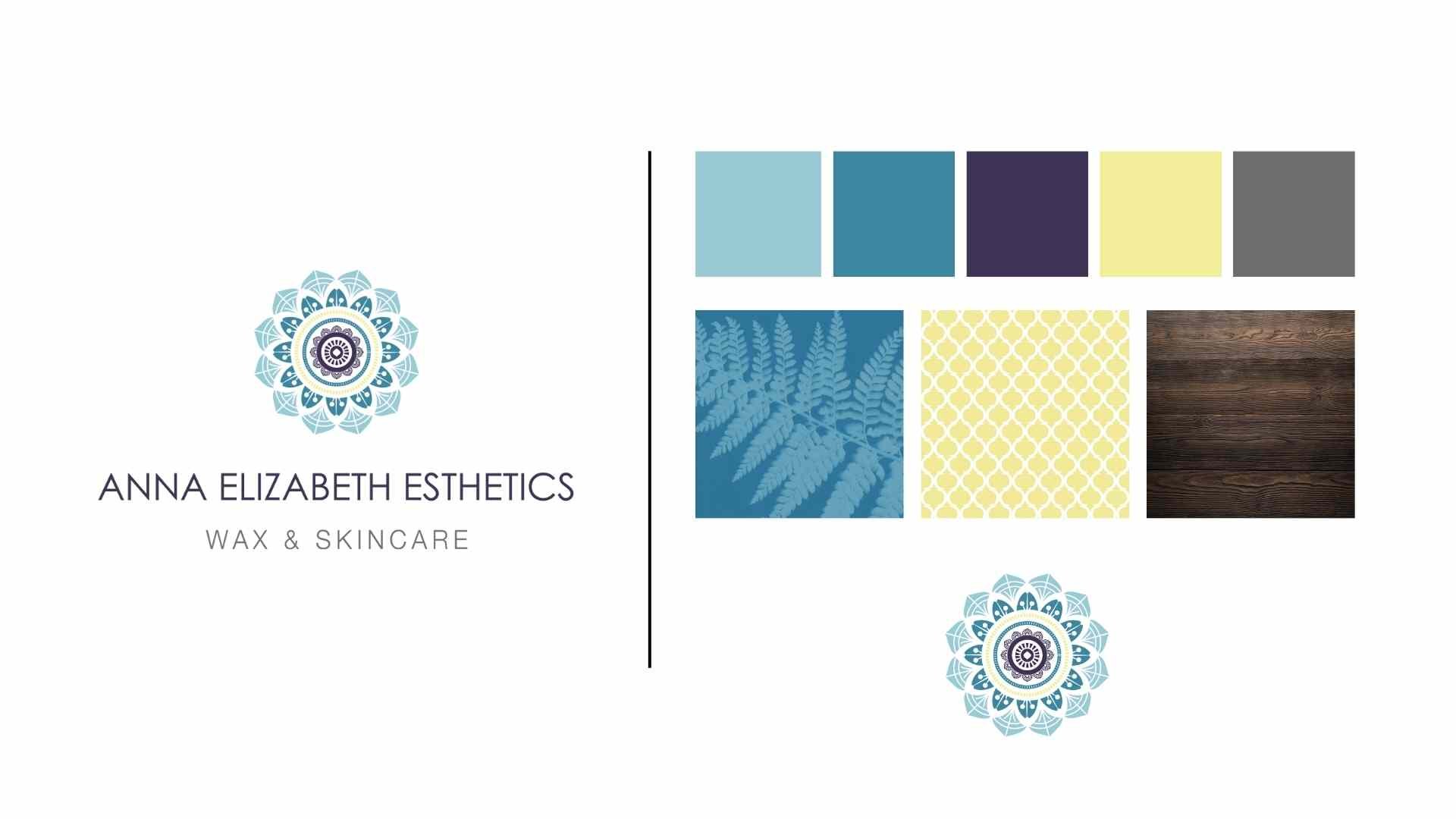 Logo Design for Estheticians - A Sample of Anna Elizabeth Esthetics Branding