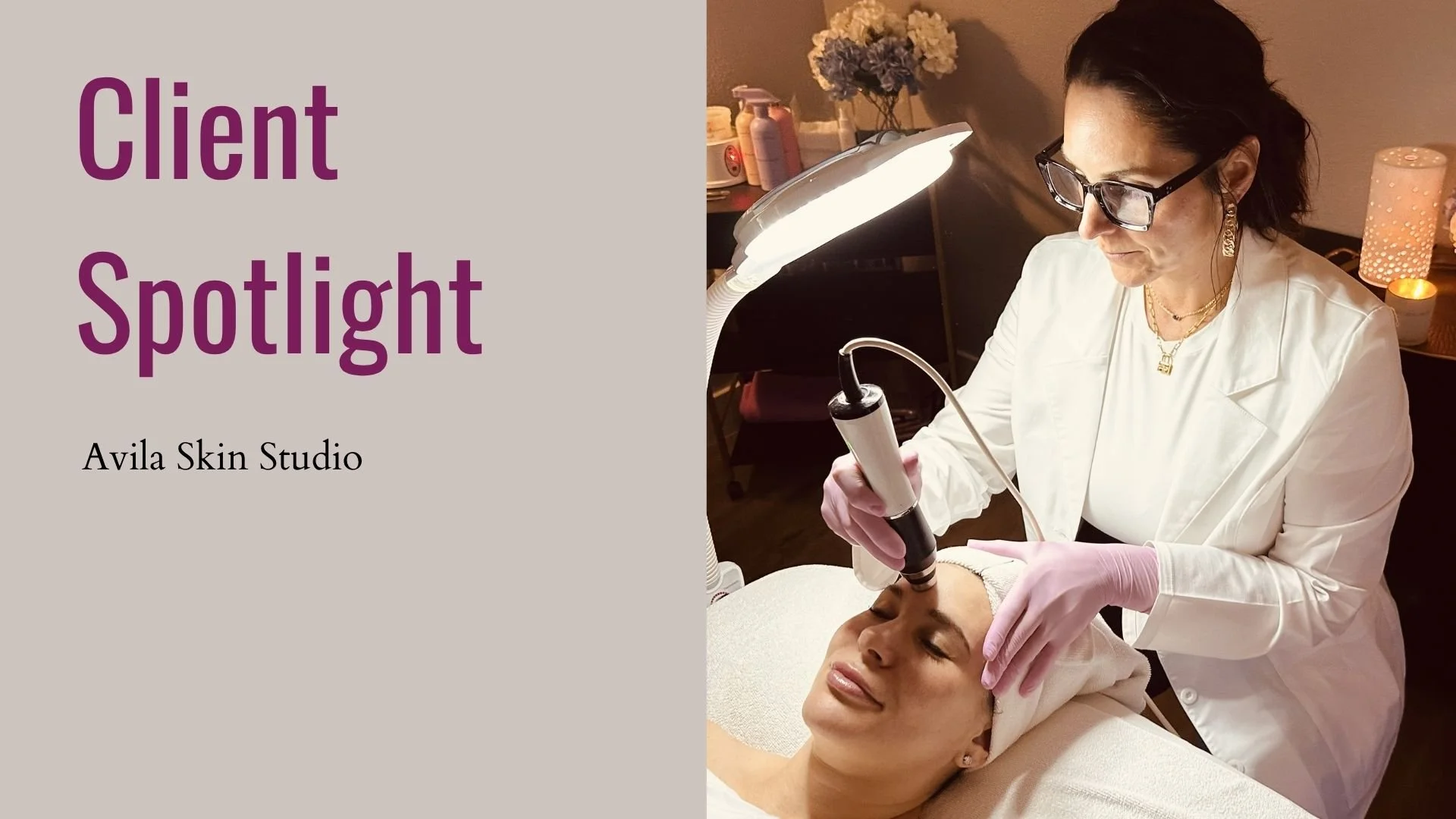 Logo and Website Design for Avila Skin Studio