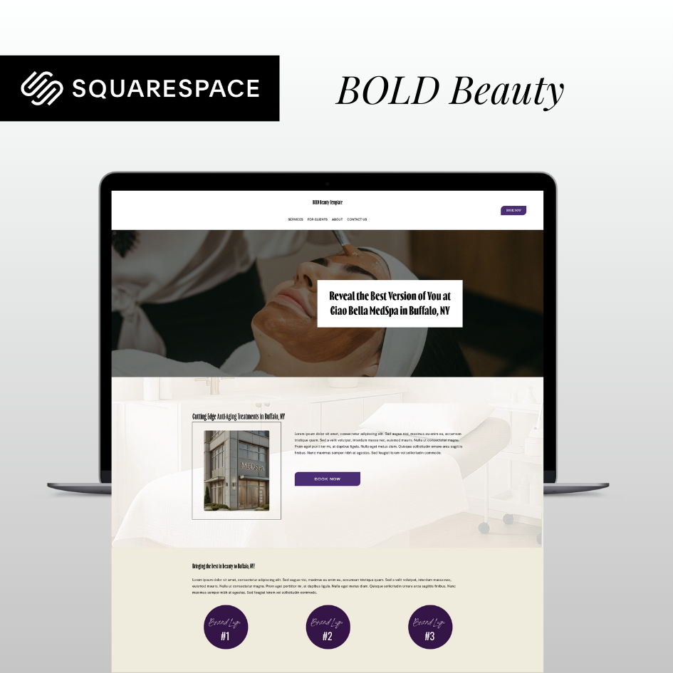 Squarespace Template | BOLD Beauty