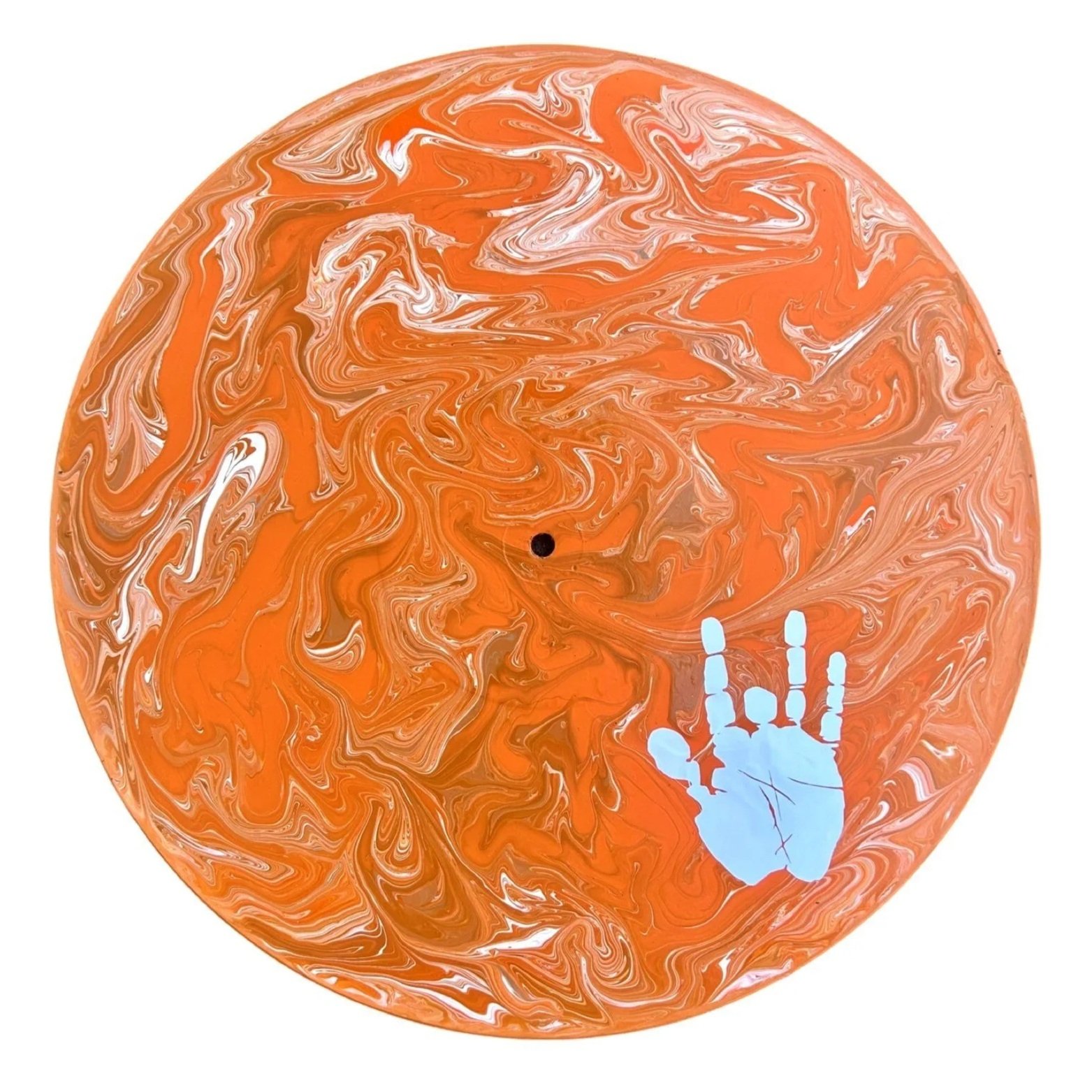 Grateful Dead Painted Vinyl Record Art