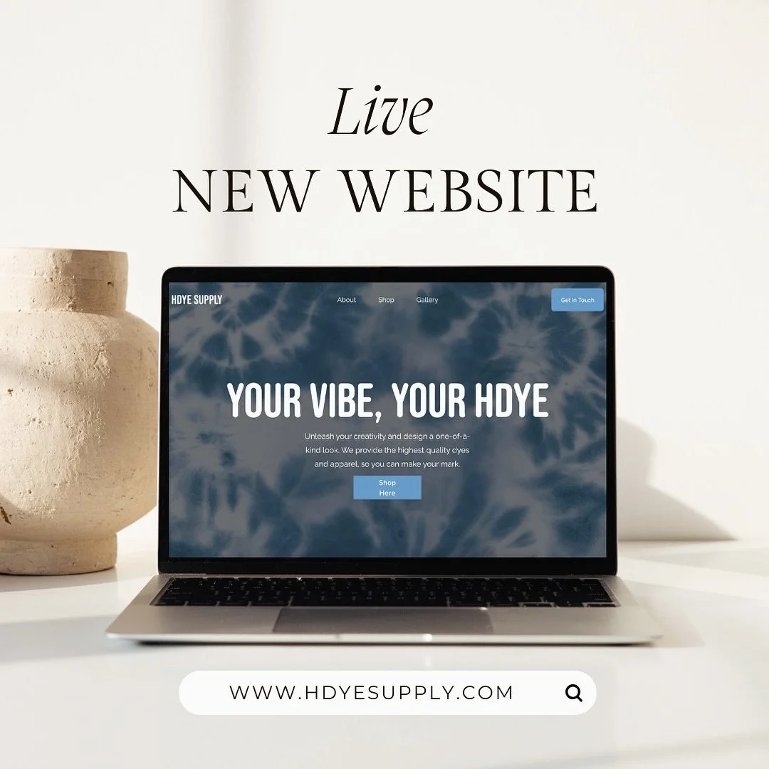 Launch day for @hdyesupply !!🎨👚

So excited to share Hayley&rsquo;s new site~a colorful, creative space that brings her tie-dye magic online. This project was a fun one and there&rsquo;s more to come soon! 
~~
#webdesigner