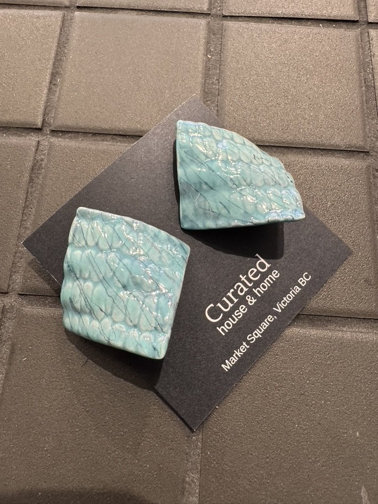 Porcelain Canadian Handmade Earrings - Fairtrade -