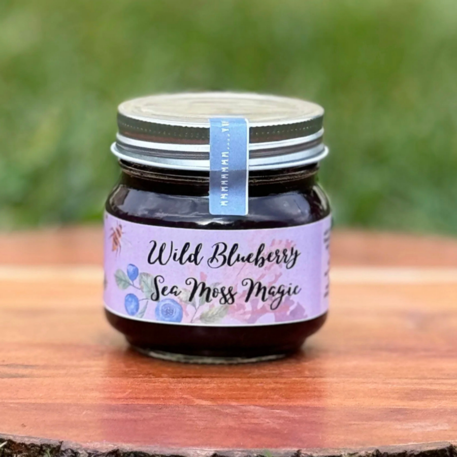 Organic Wild Blueberry Wildcrafted Purple Sea Moss Magic
