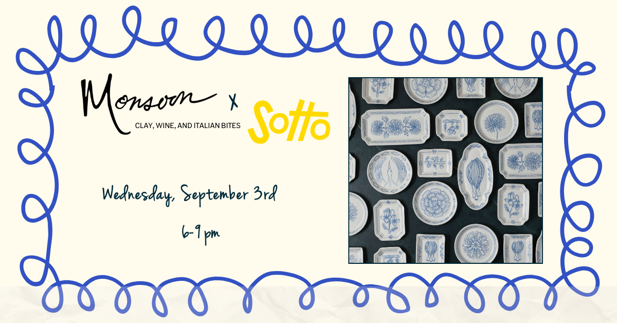 Monsoon Pottery x Sotto