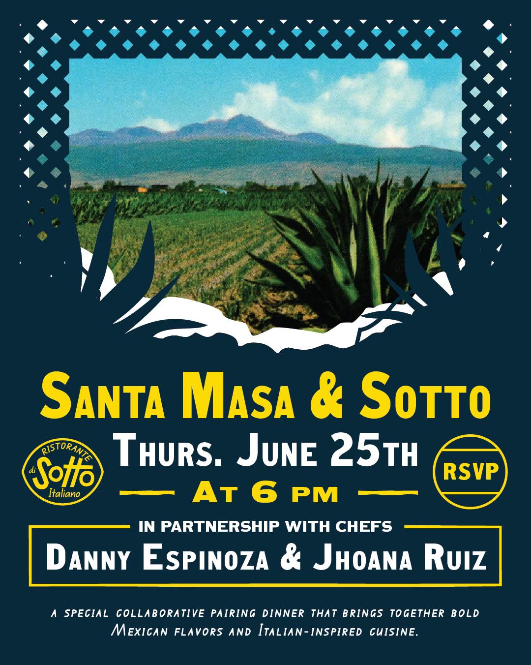 Santa Masa x Sotto: A Collaborative Pairing Dinner