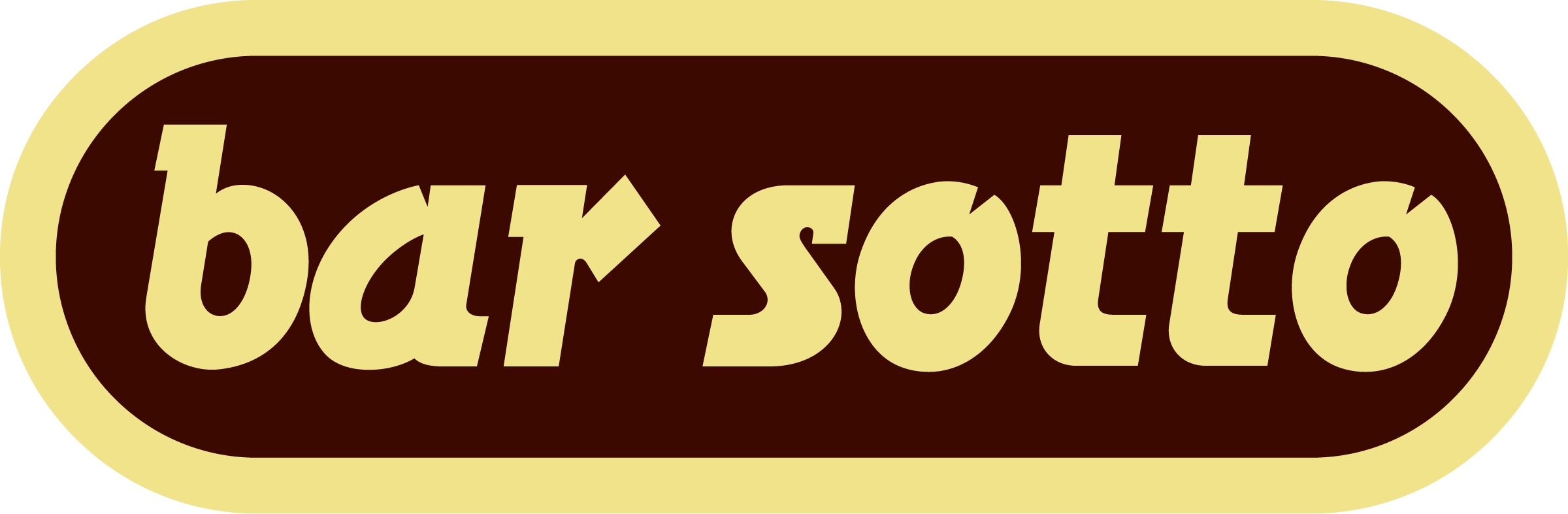 Bak Sotto logo with brown and beige colors
