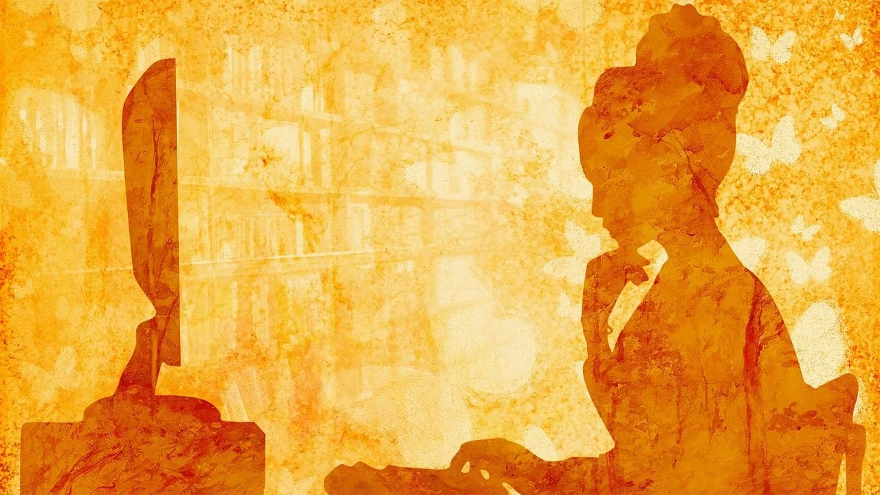 mujer investigando innovacion