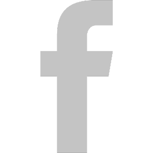 Logotipo de Facebook en colores gris y negro.
