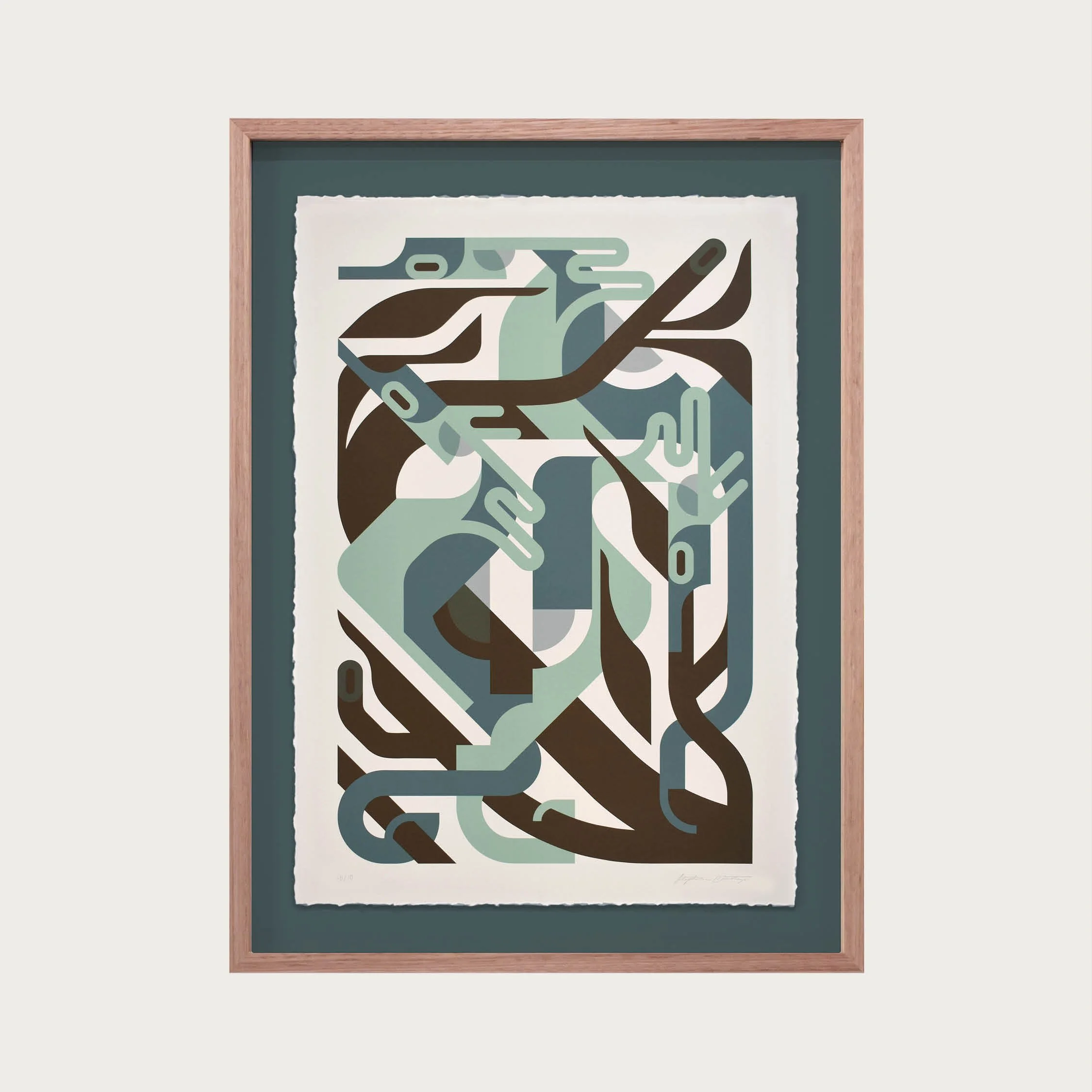 White’s seahorse Framed Print