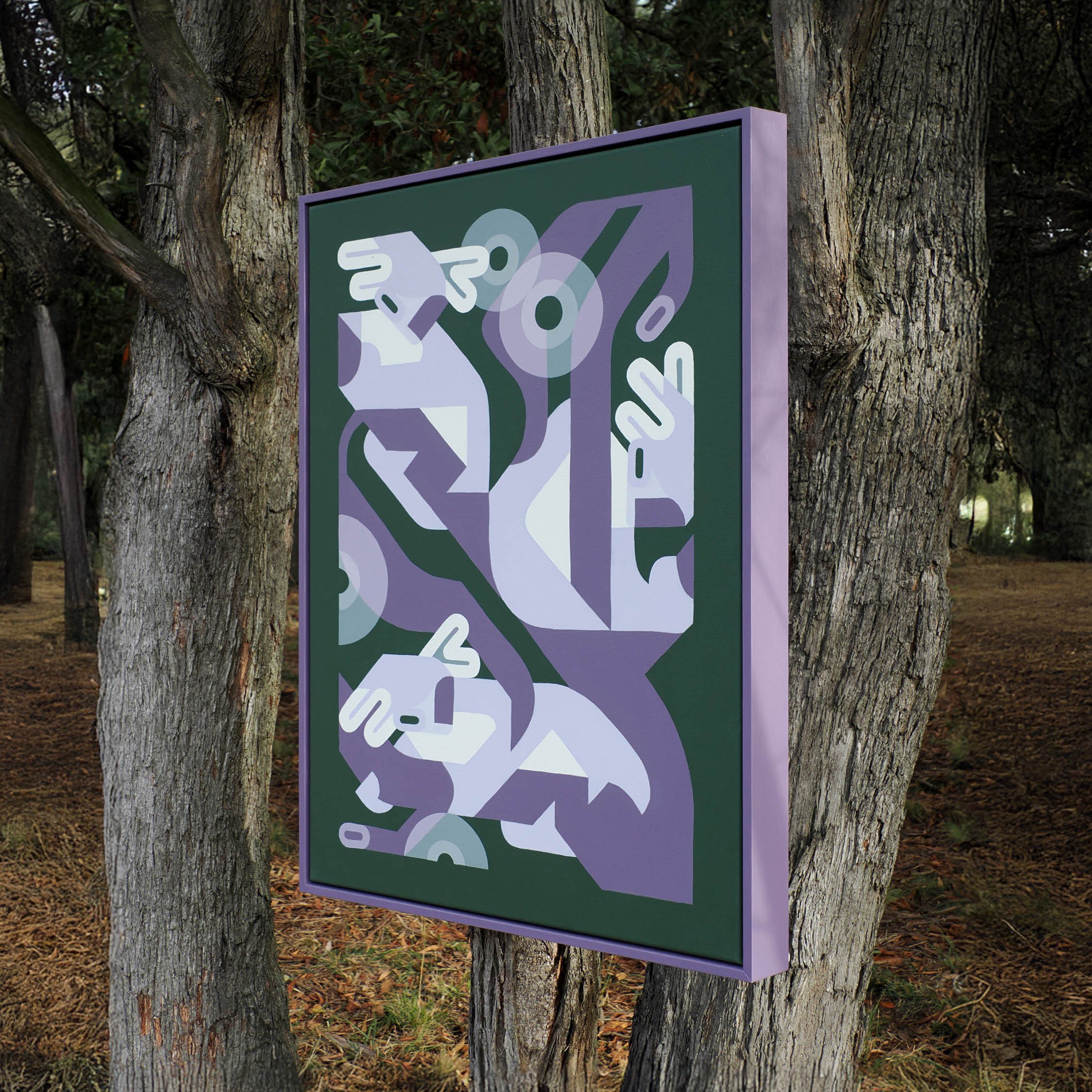 Koala among the manna gum Canvas