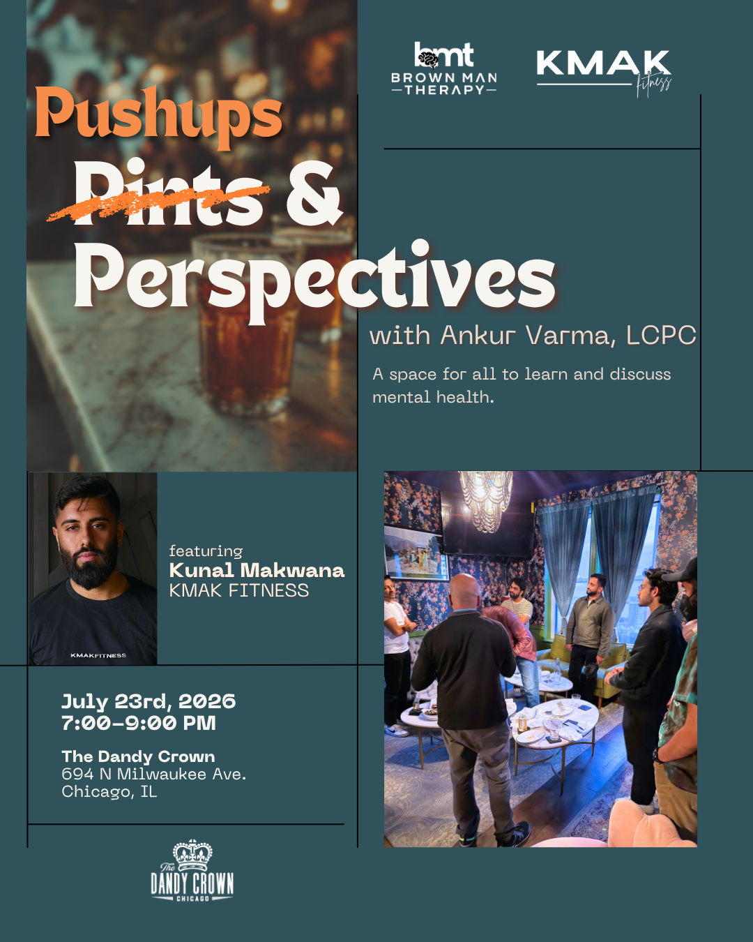 Pushups &amp; Perspectives with KMAK Fitness