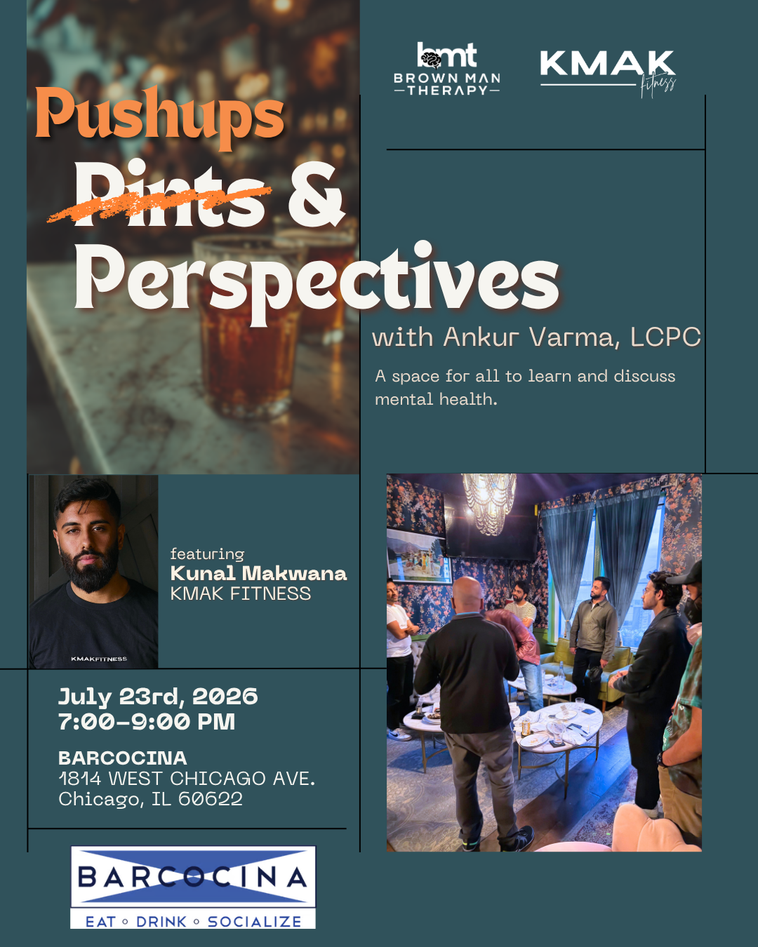 Pushups &amp; Perspectives with KMAK Fitness