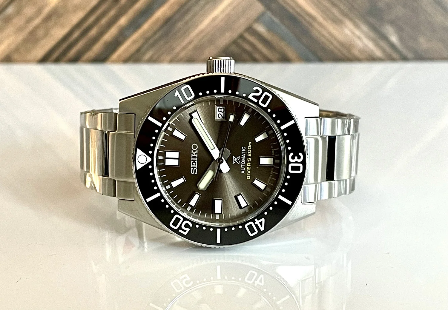 High End 62mas Seiko Mod Men's Watch 40.5mm With Domed