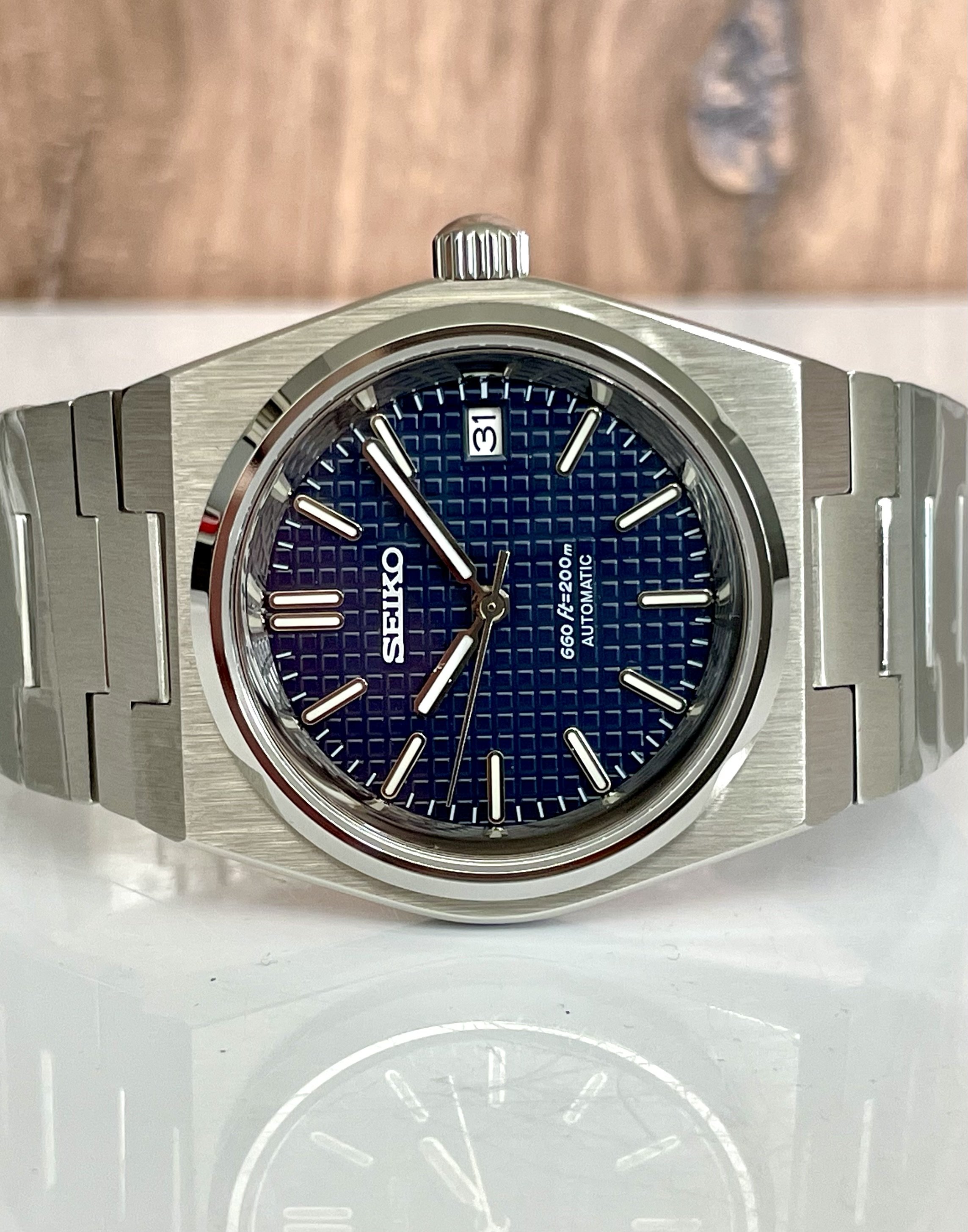 Custom Seiko PRX Mod Men's Watch with Seiko NH36a Movement sku1248