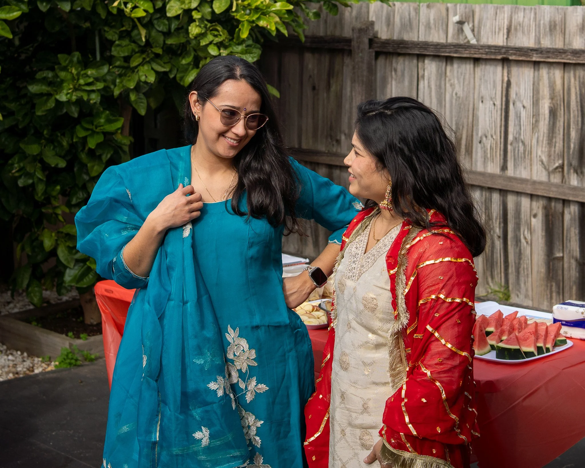 More Than support staff members enjoying an internal cultural event where they learnt about a different culture, which is applied through the cultural awareness needed to assist NDIS Participants with disability