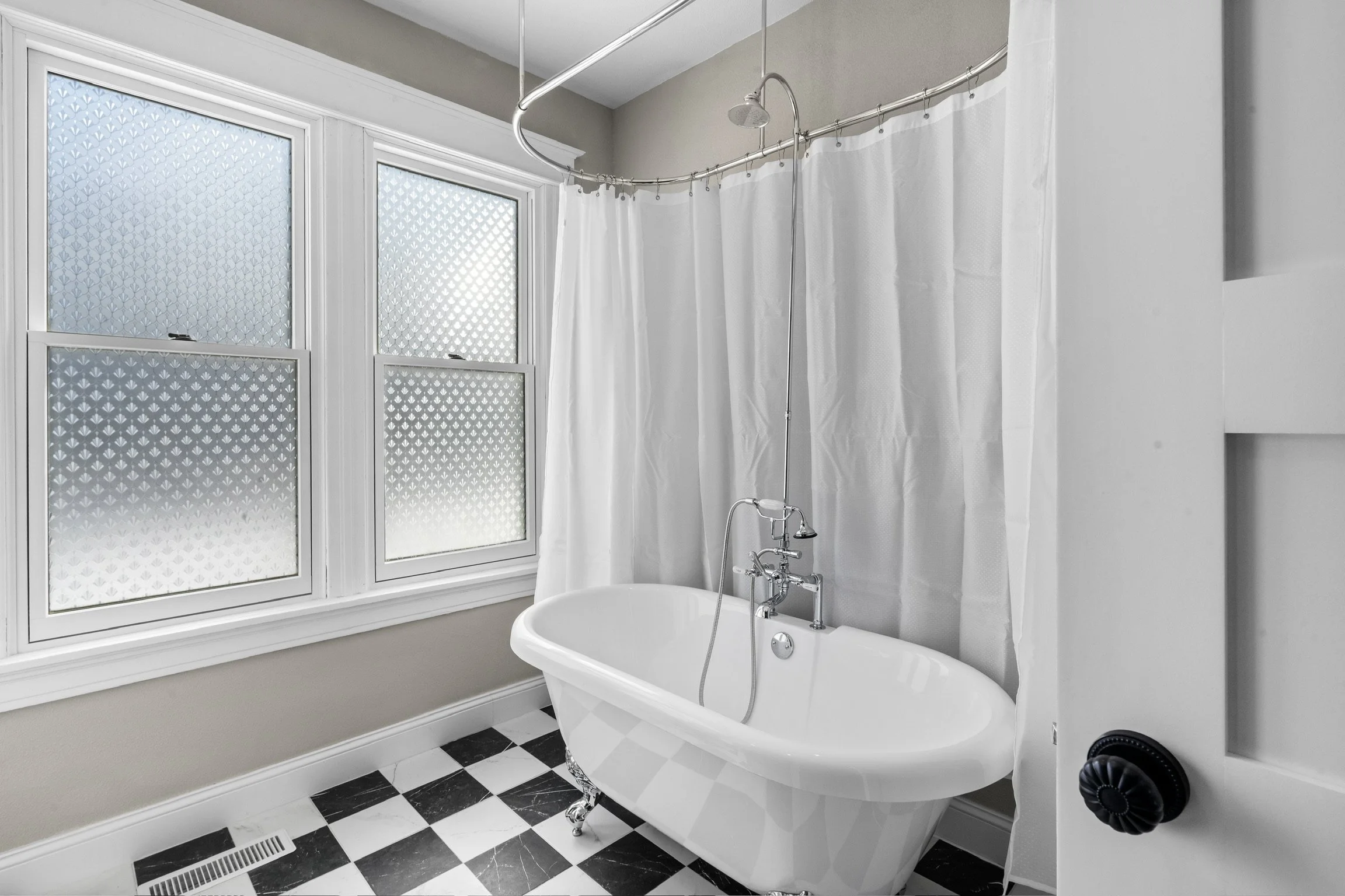free standing shower Tub shower curtain