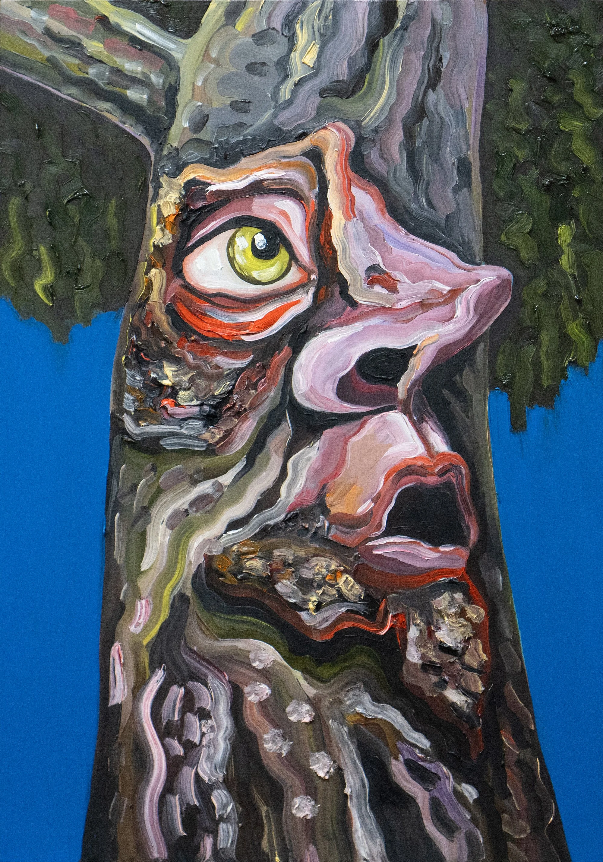 Gum Tree Spirit #003, Oil on Wood Panel, 42 x 60cm