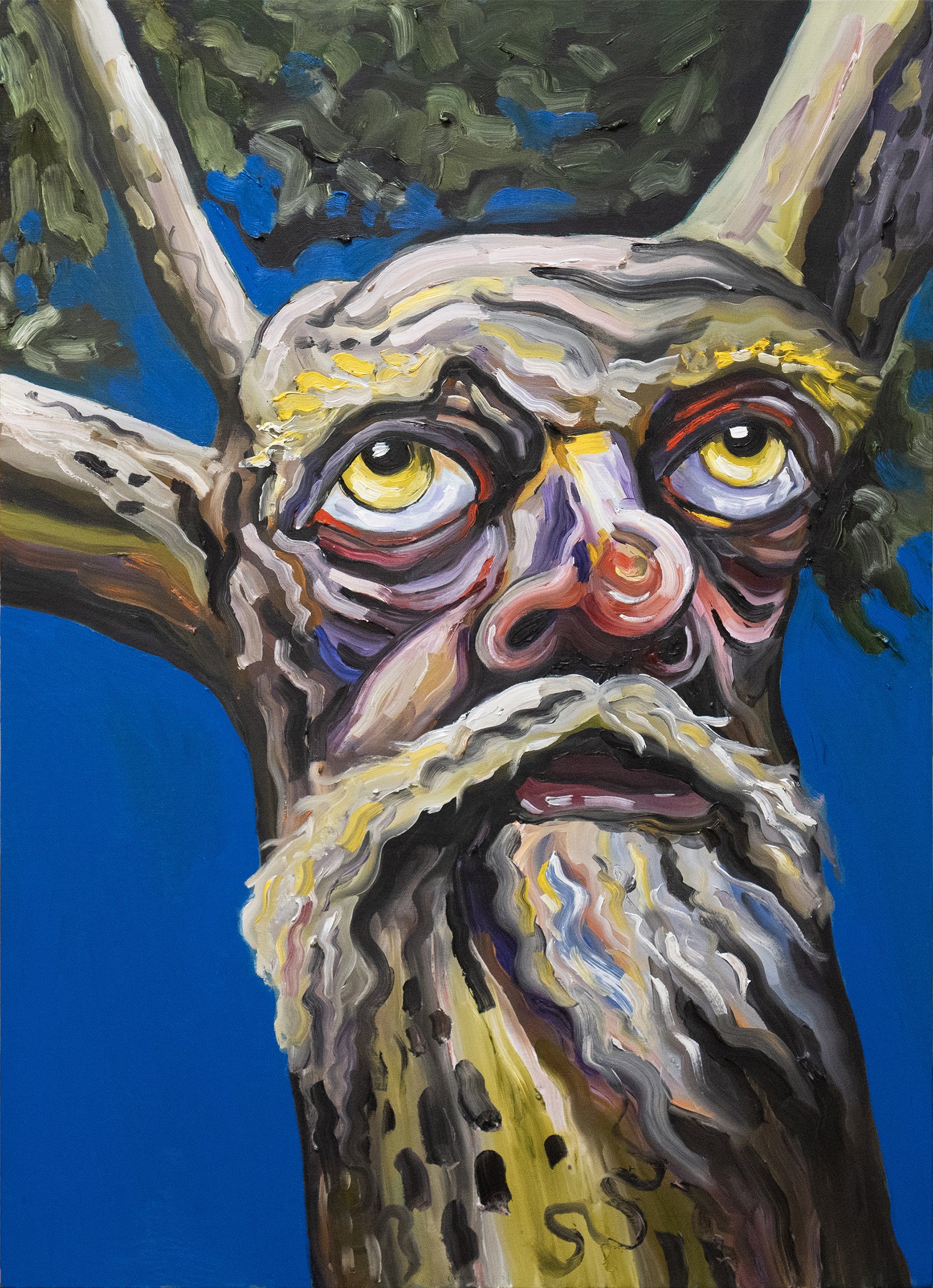 Gum Tree Spirit #002, Oil on Wood Panel, 42 x 60cm