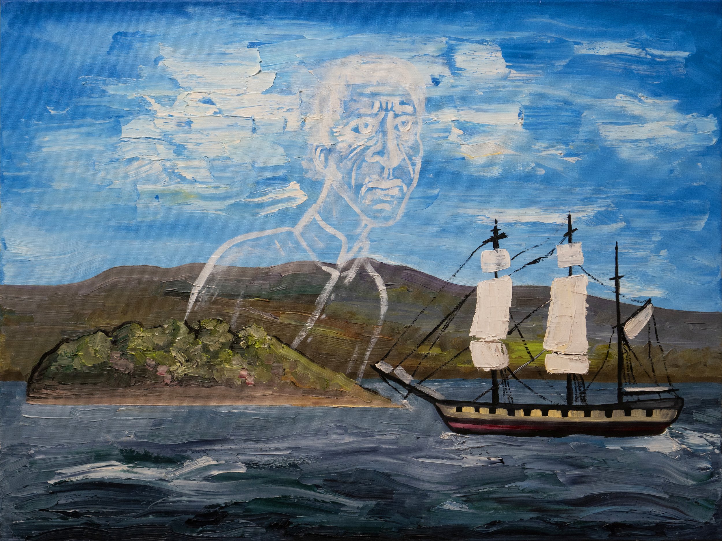 Isle of the Dead, Oil on Canvas, 80 x 60cm