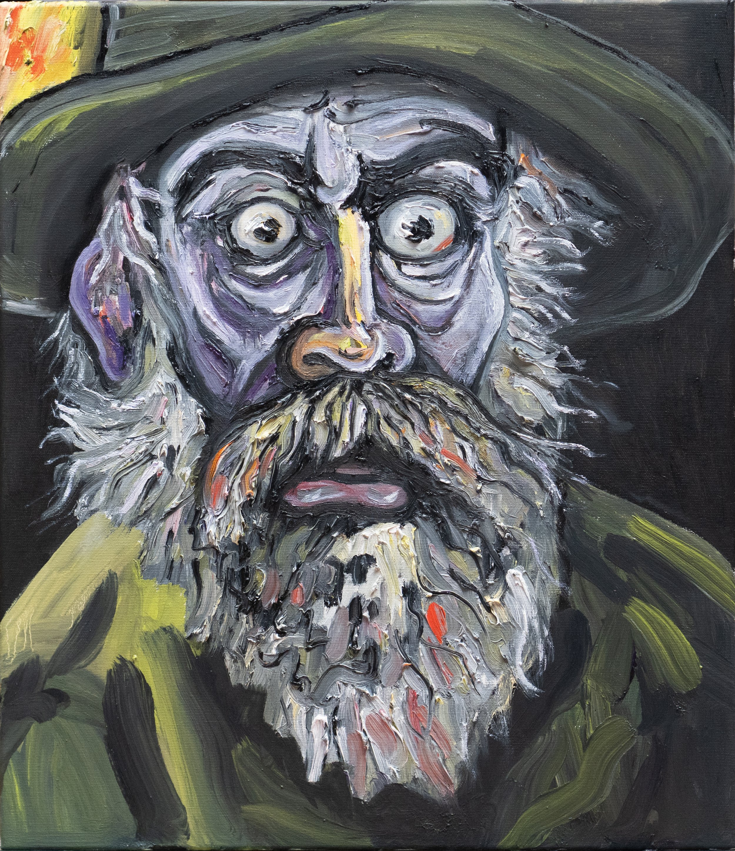 Thousand Yard Stare, Oil on Canvas, 50 x 60cm