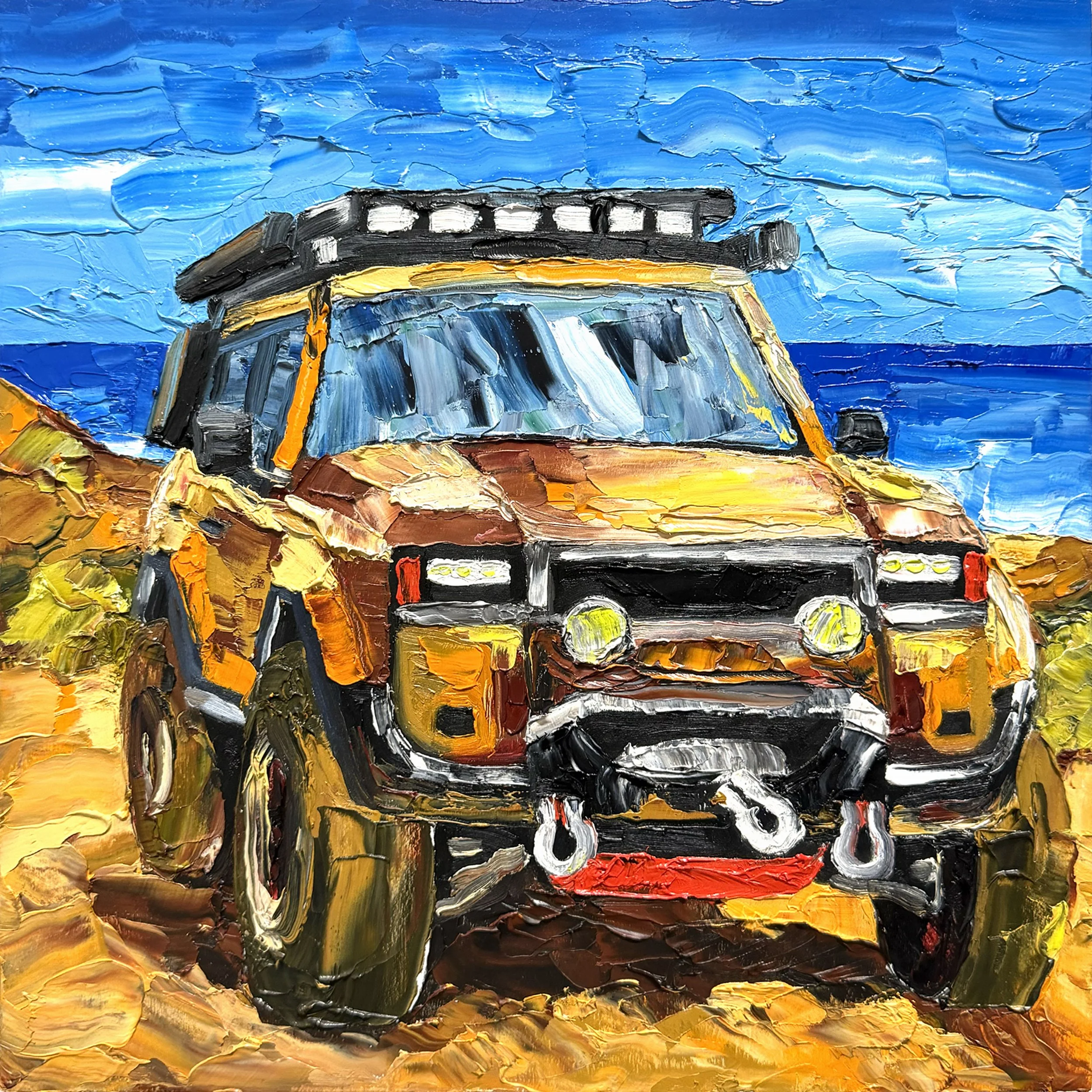 TwoFifty, Oil on Wood Panel, 30 x 30cm