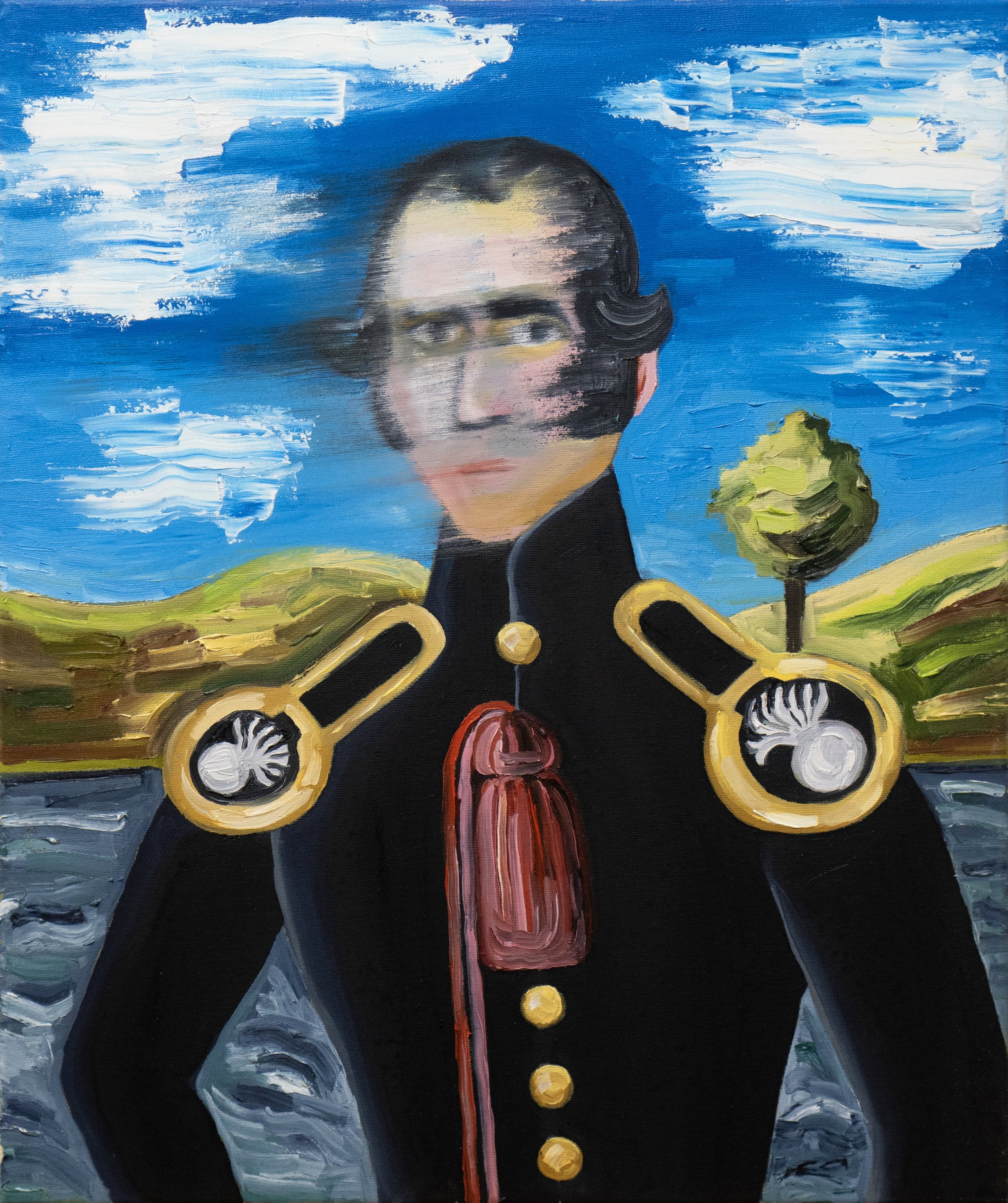 The Commandant, Oil on Canvas, 50 x 60cm