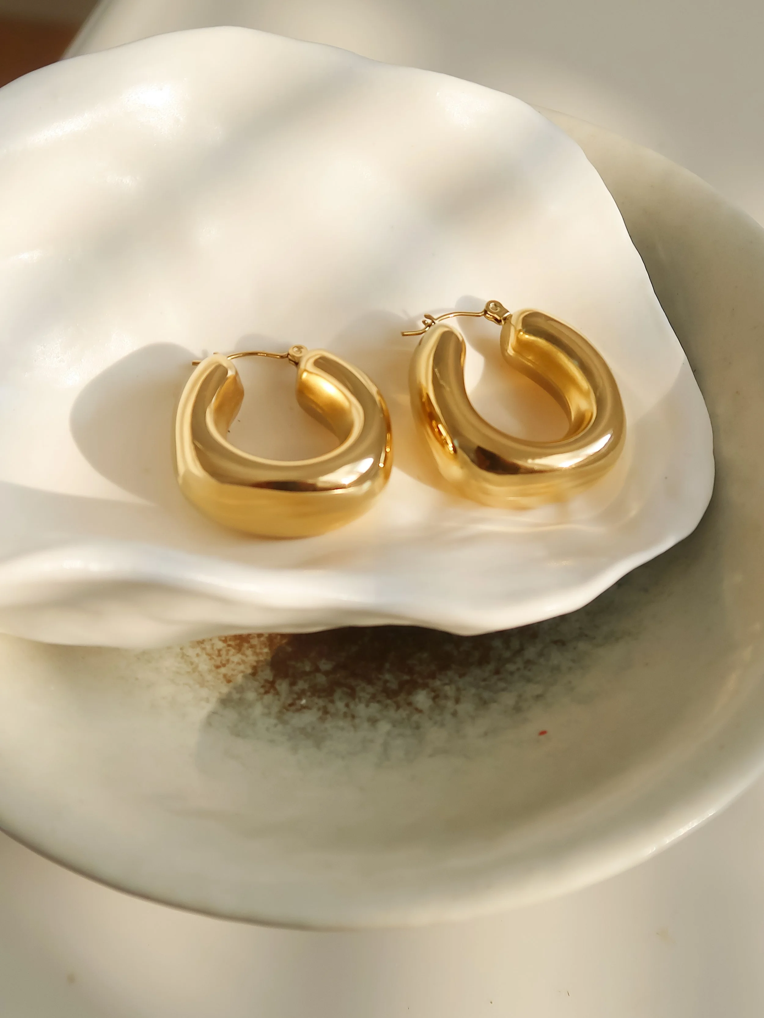 Shop Flanerie by MAIQ for wholesale fashion jewelry on Faire.com for 18K Gold PVD Plated Non-tarnish Earrings.