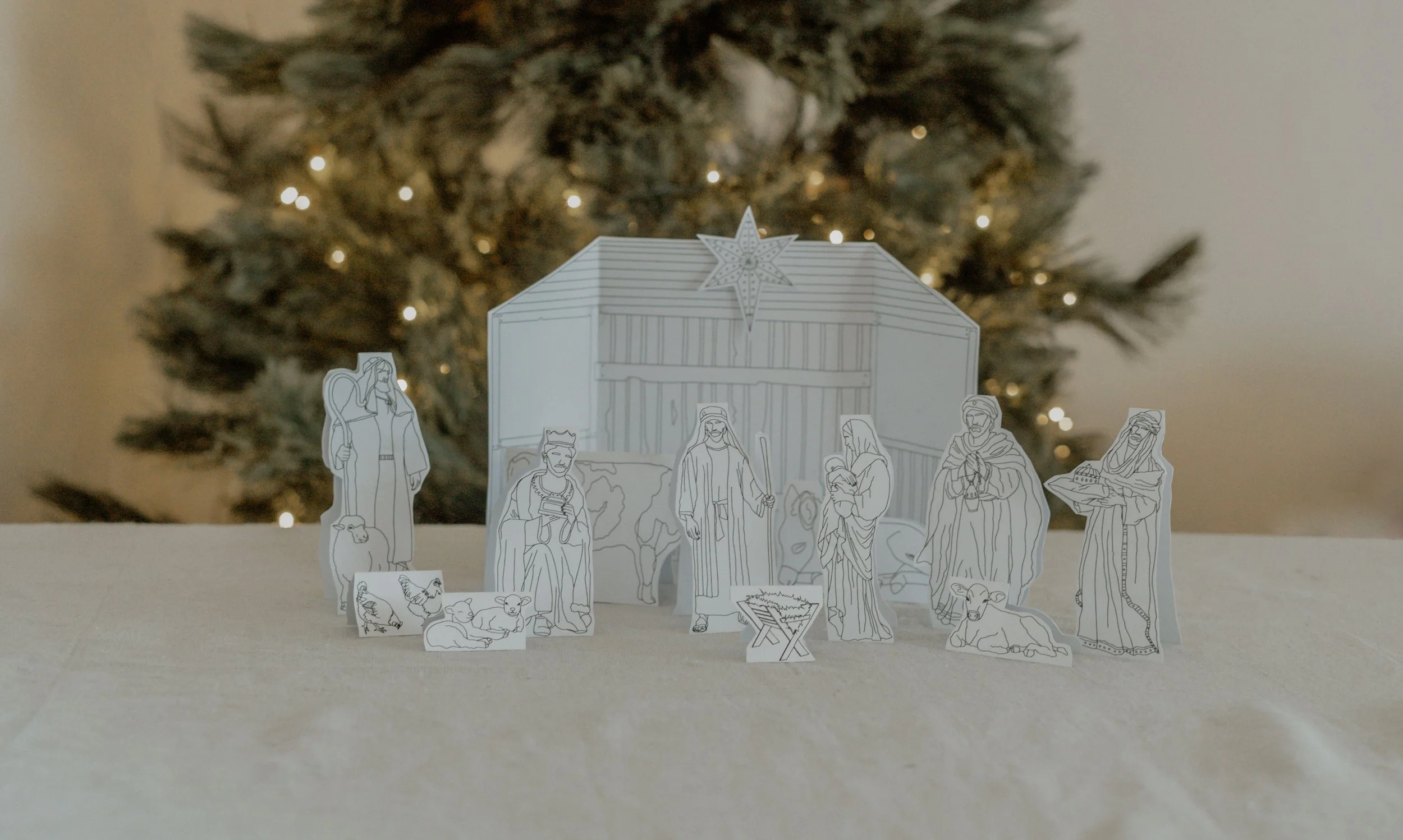 Printable Nativity Scene